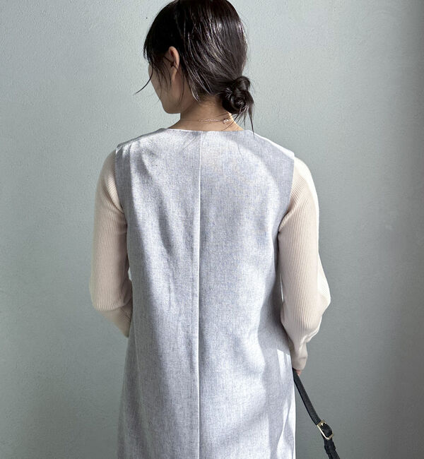 Doux archives「フロントジップジャンスカ」|ジャンパースカート|