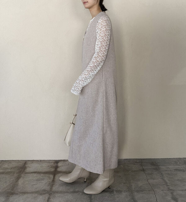 Doux archives「フロントジップジャンスカ」|ジャンパースカート|