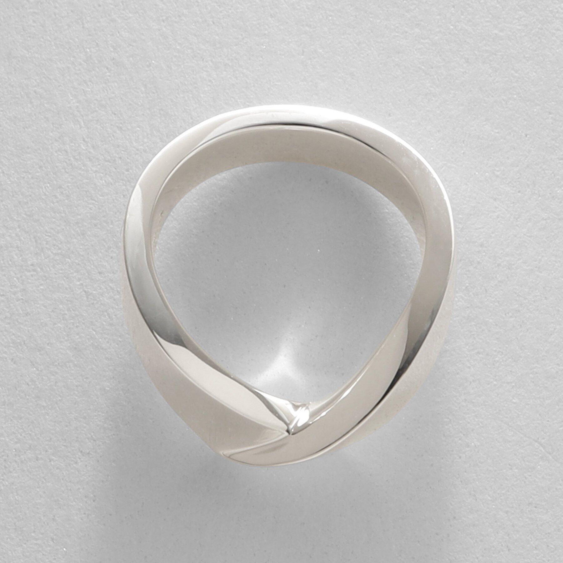 COCOSHNIK ONKITSCH「シルバー フォールディングリング ストリーム」|リング|