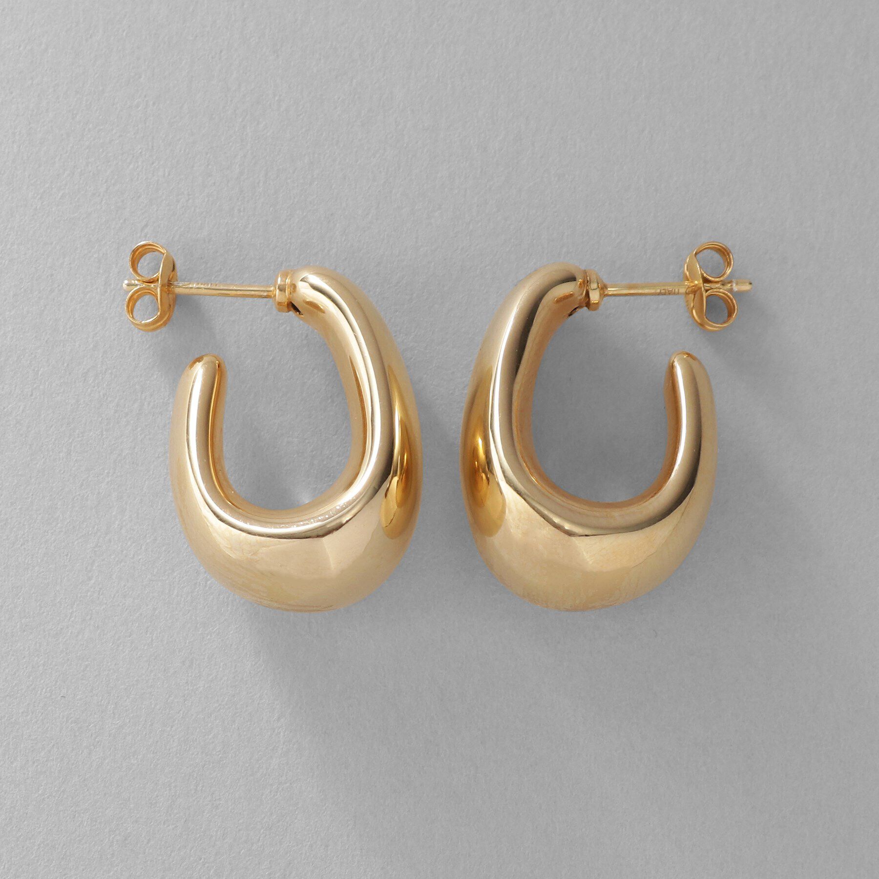 COCOSHNIK ONKITSCH「シルバー ホロウフープ ドロップピアス GP」|ピアス|