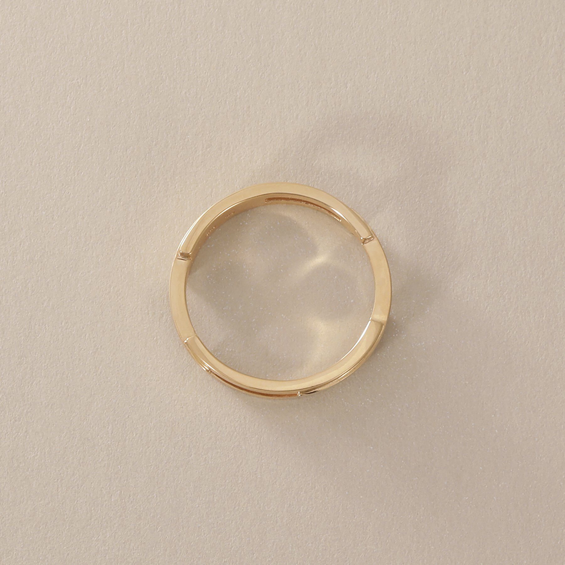 COCOSHNIK「K10シフテッドオーバーラップ リング」|リング|