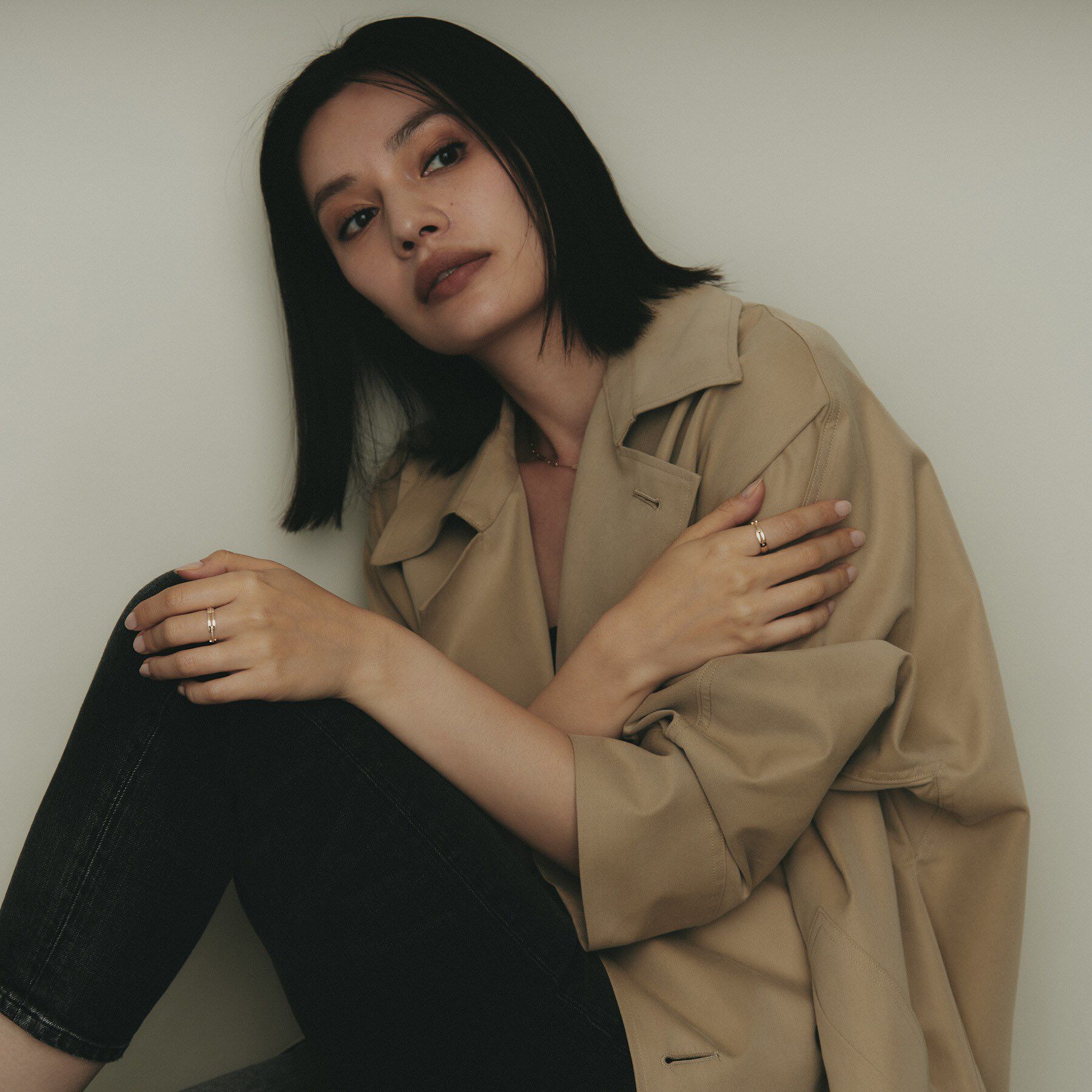 COCOSHNIK「K10シフテッドオーバーラップ リング」|リング|