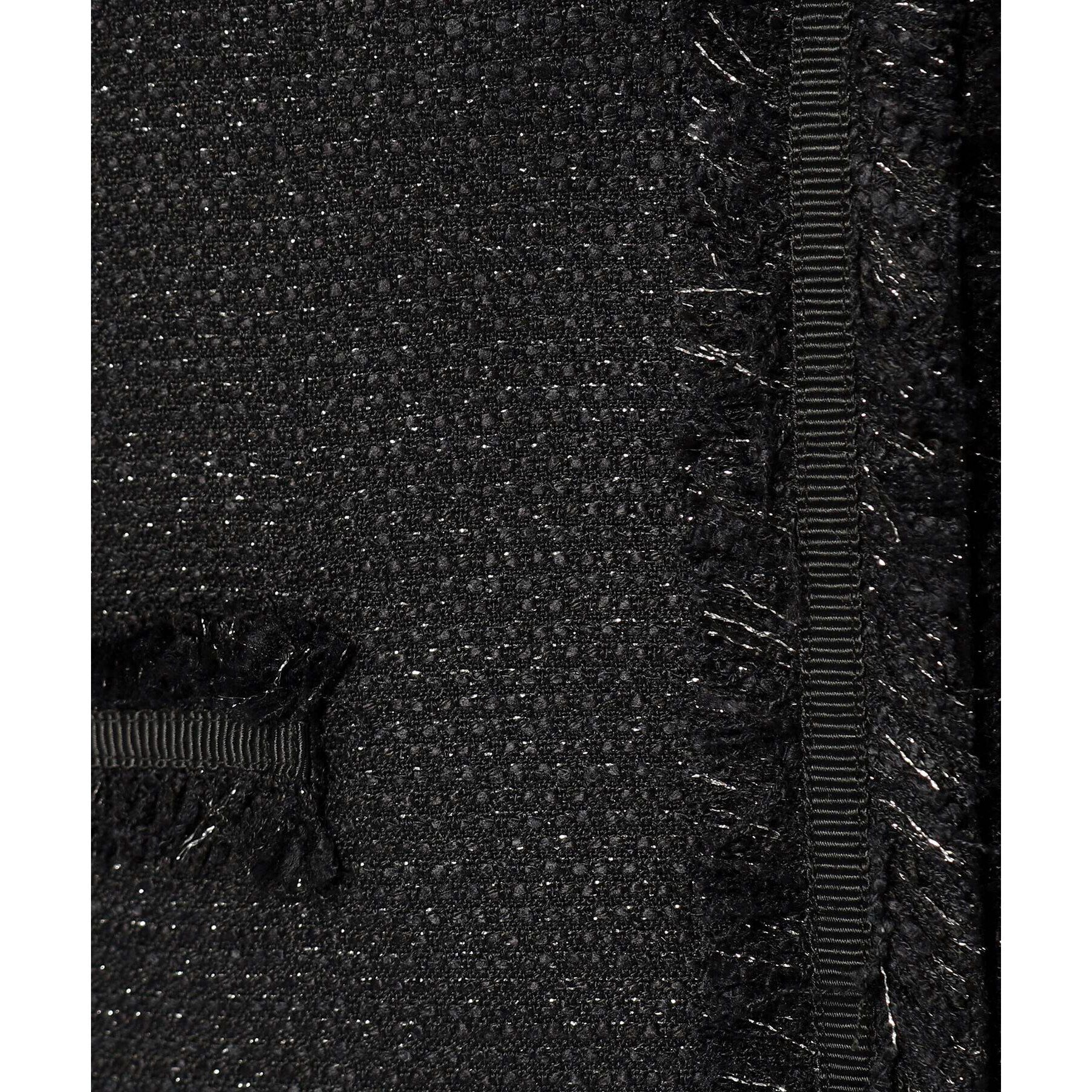 SHOO･LA･RUE「【S-3L】ツイードフリンジノーカラージャケット」|ノーカラージャケット|