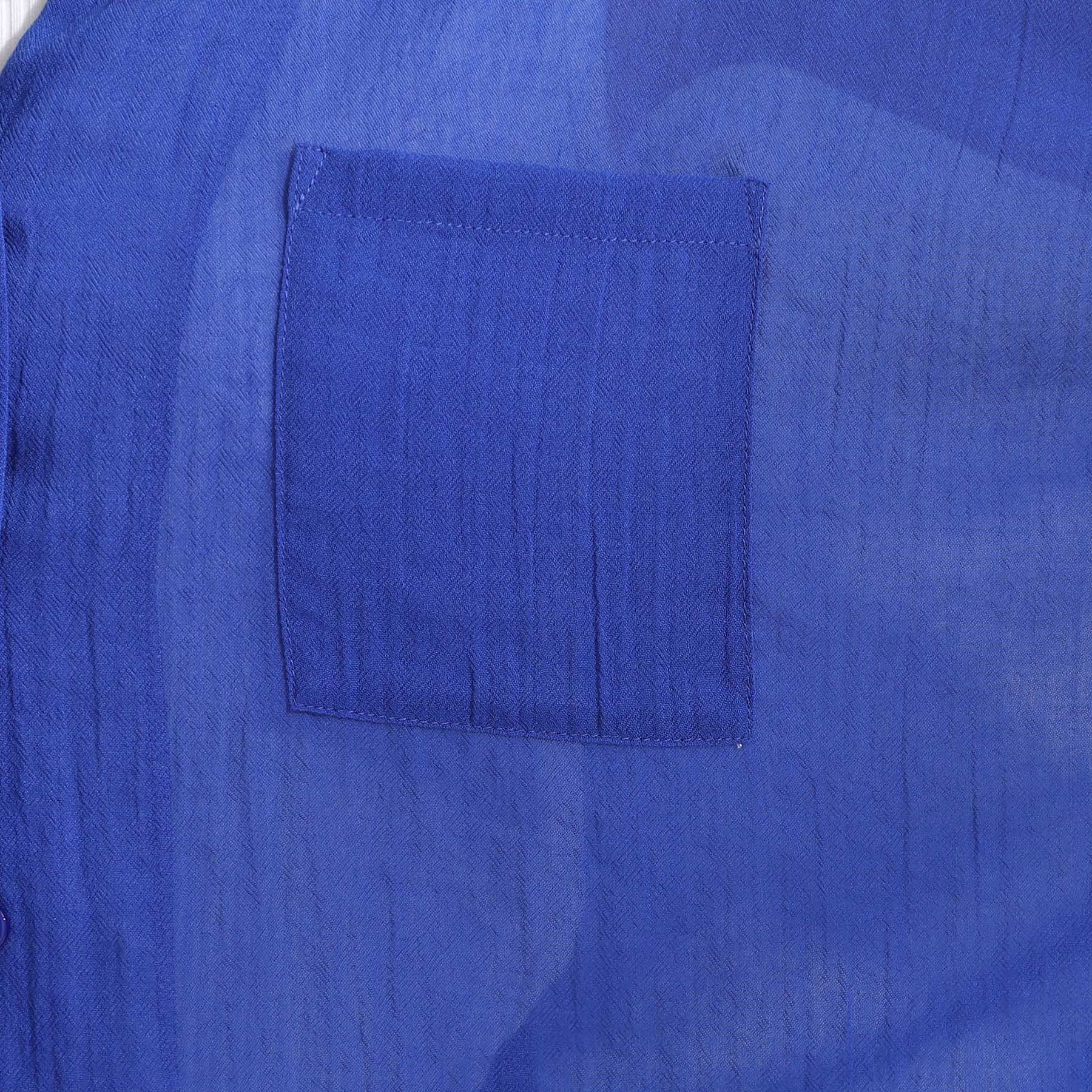 SHOO･LA･RUE「程よいシアー感 ポケットドルマン5分袖シャツ」|シャツ・ブラウス|