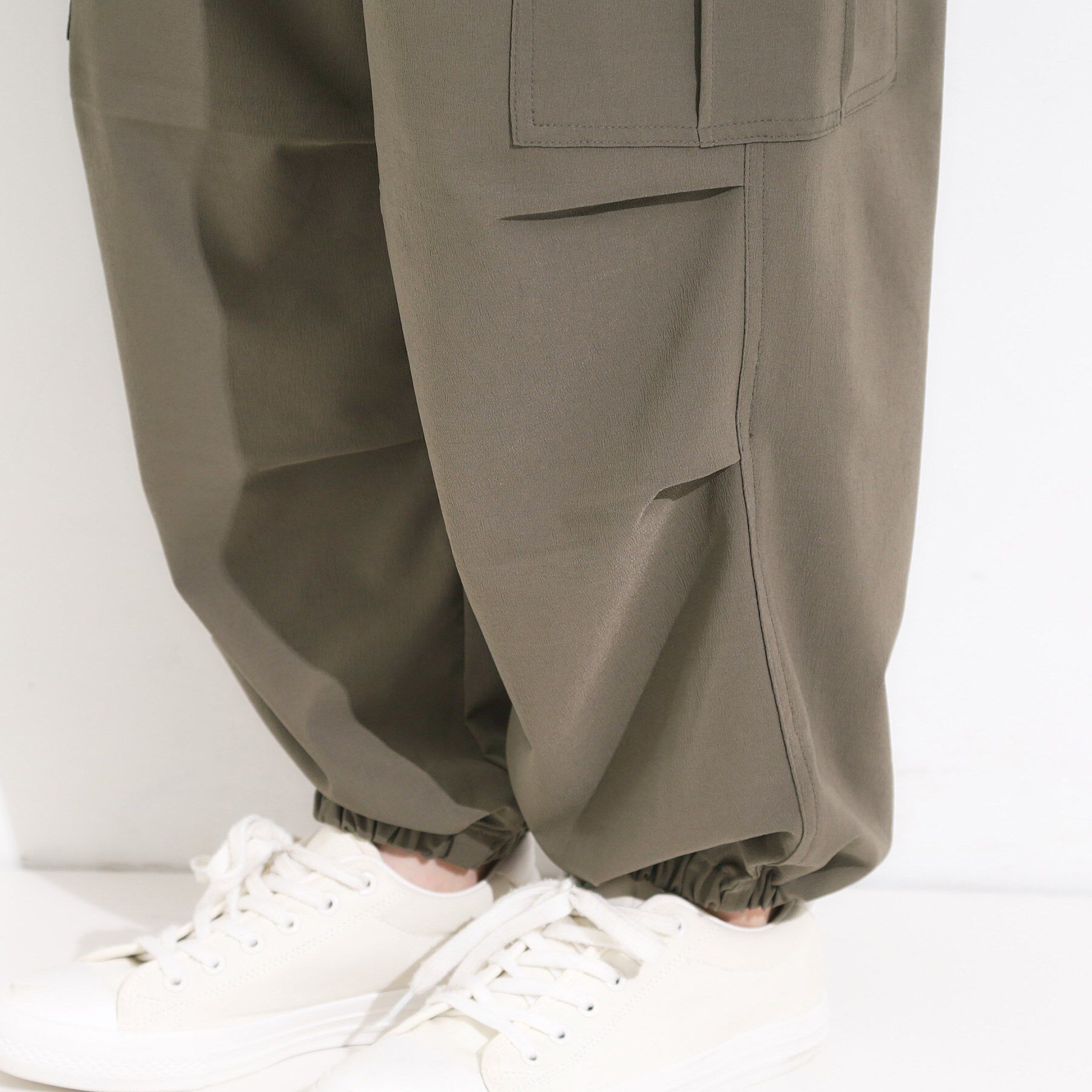 SHOO･LA･RUE「【S-LL】ゆるっと楽ちん さらさらカーゴジョガーパンツ」|その他|