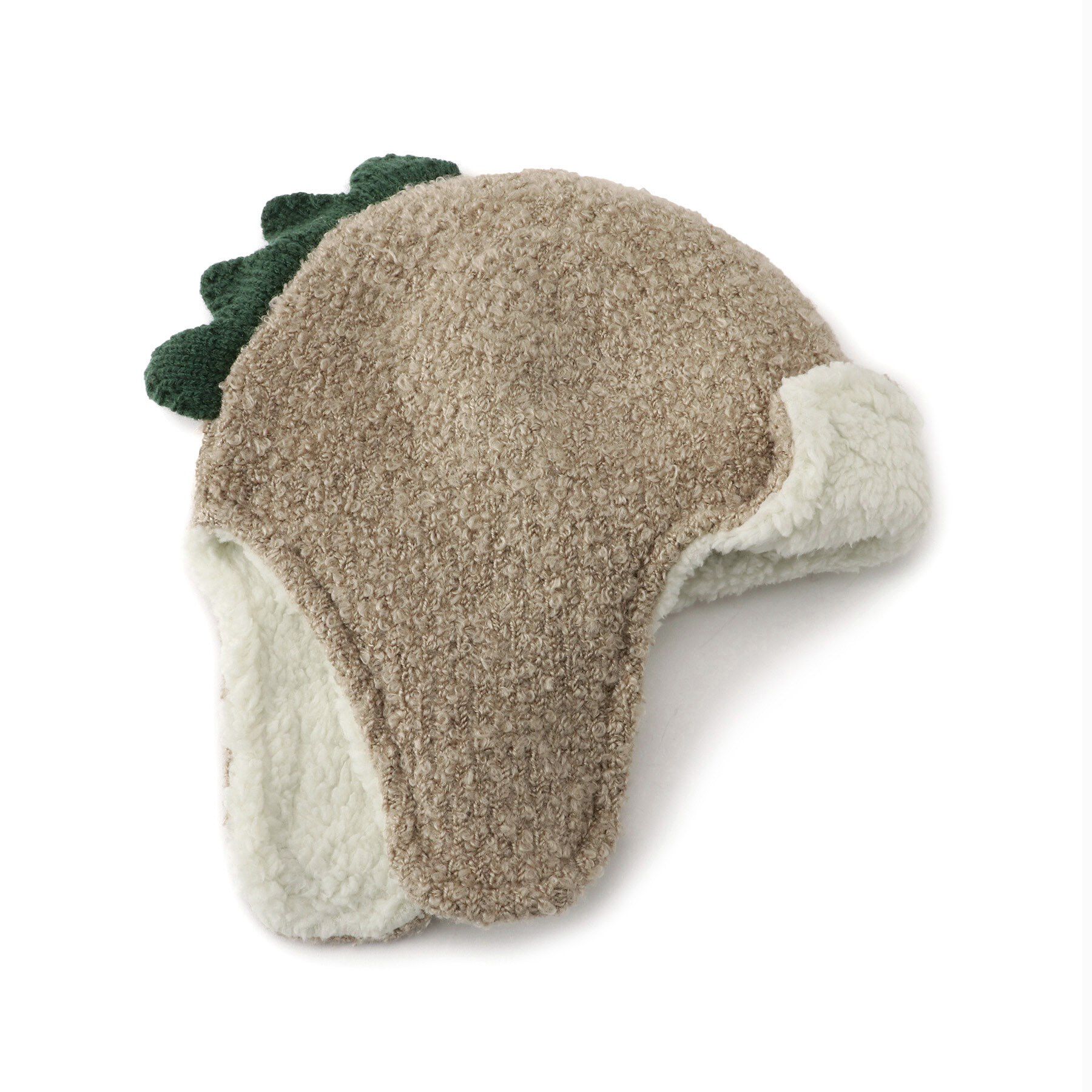 SHOO･LA･RUE「恐竜なりきり耳あて付きニット帽子」|ニット帽|