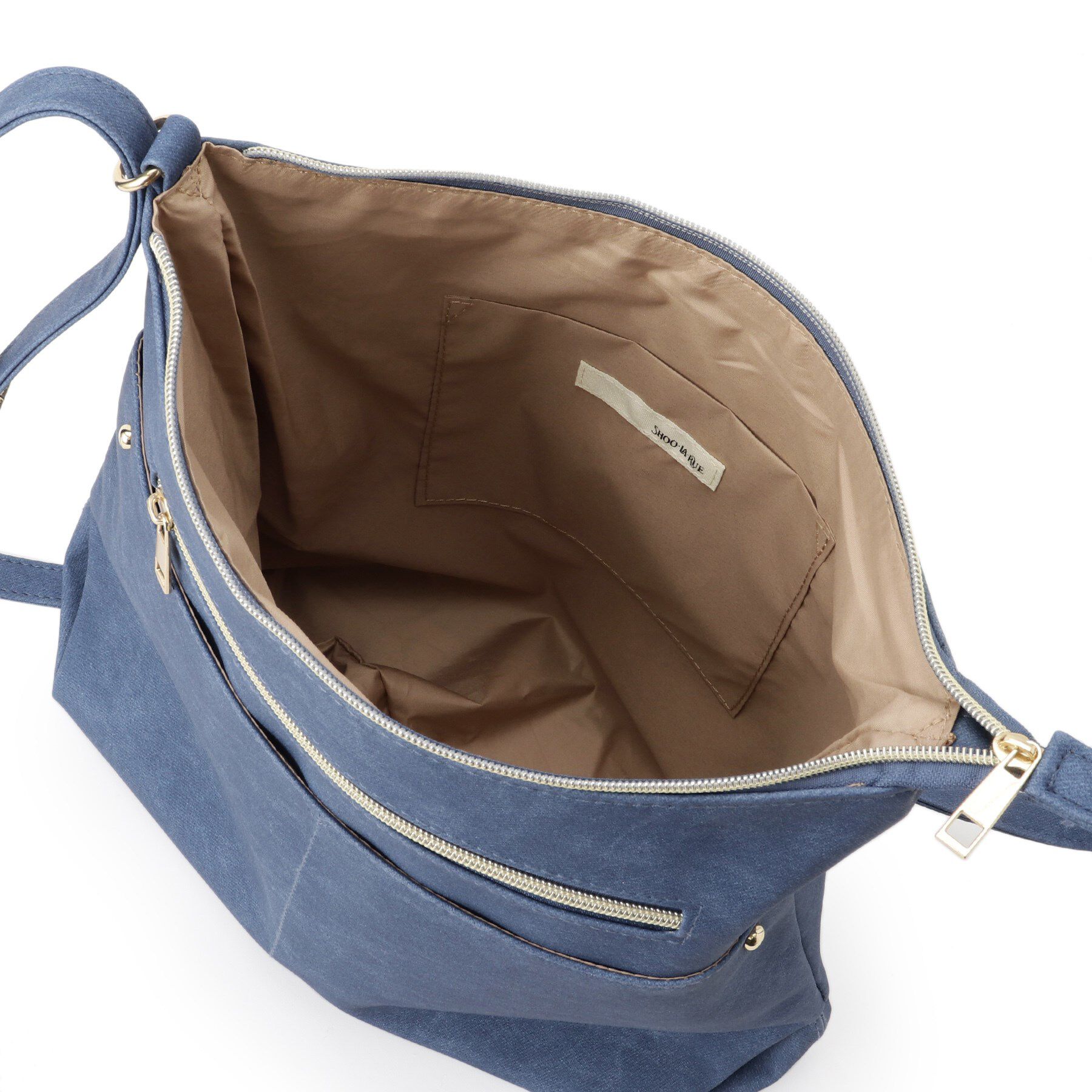 SHOO･LA･RUE「【選べる6色】フロントWポケットショルダーバッグ」|ショルダー・メッセンジャー|