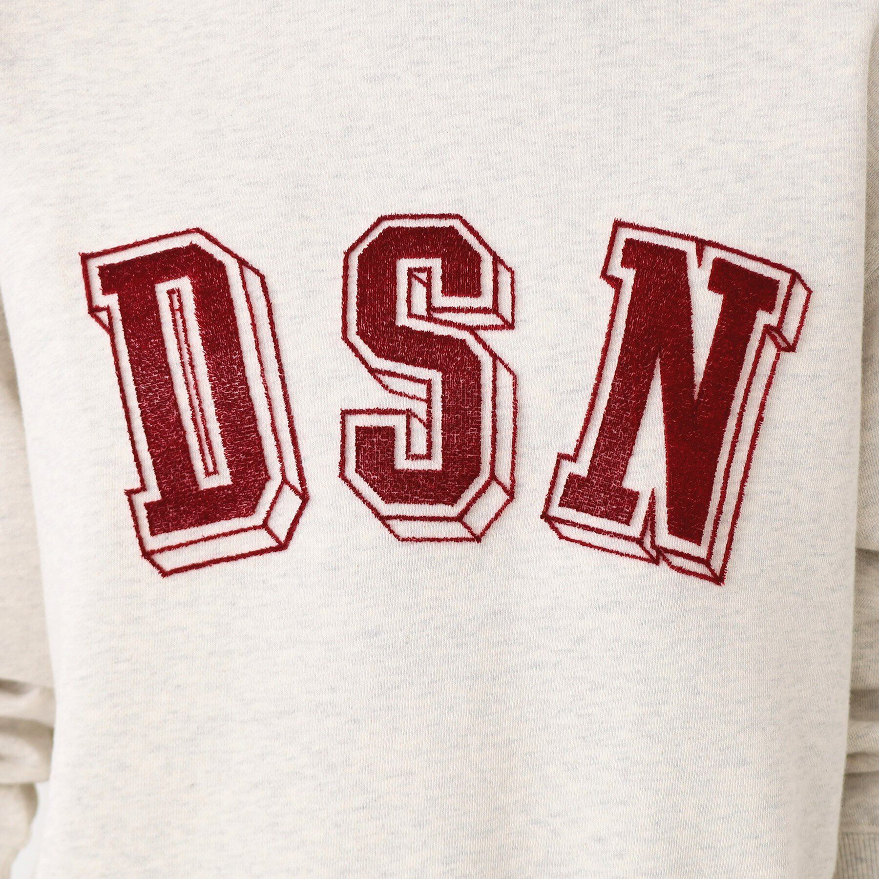 Dessin「【ユニセックス・洗える・セットアップ可能】タフティングロゴスウェット」|パーカー|