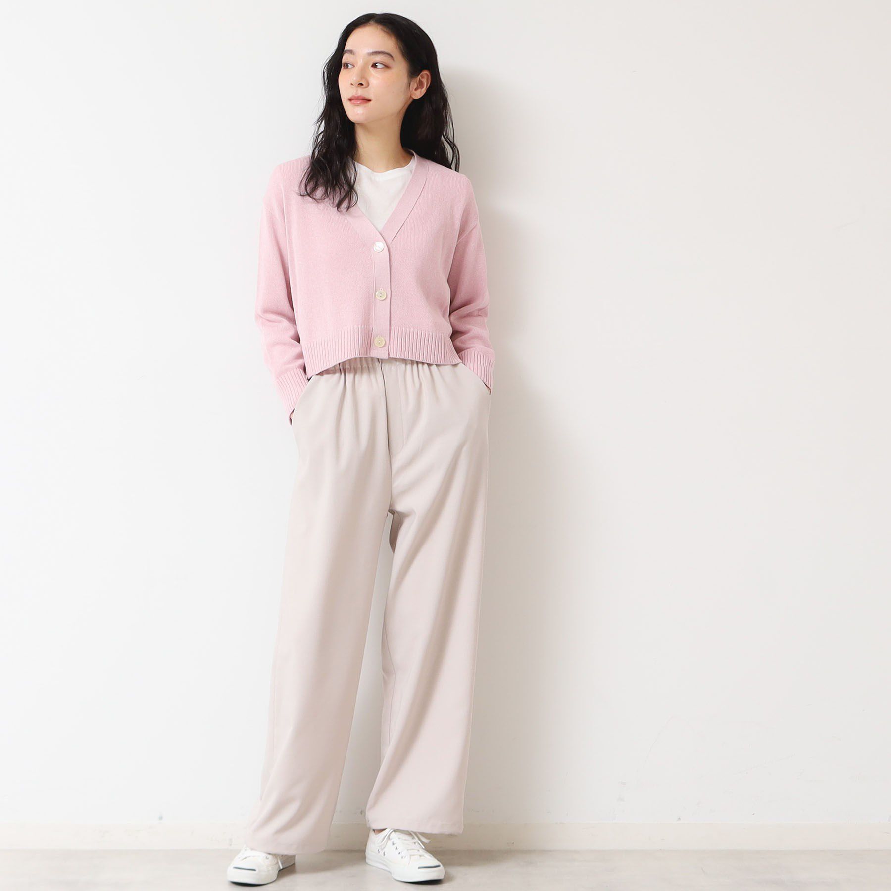 Dessin「【洗える】ミドルゲージショートカーディガン （S～L）」|カーディガン|