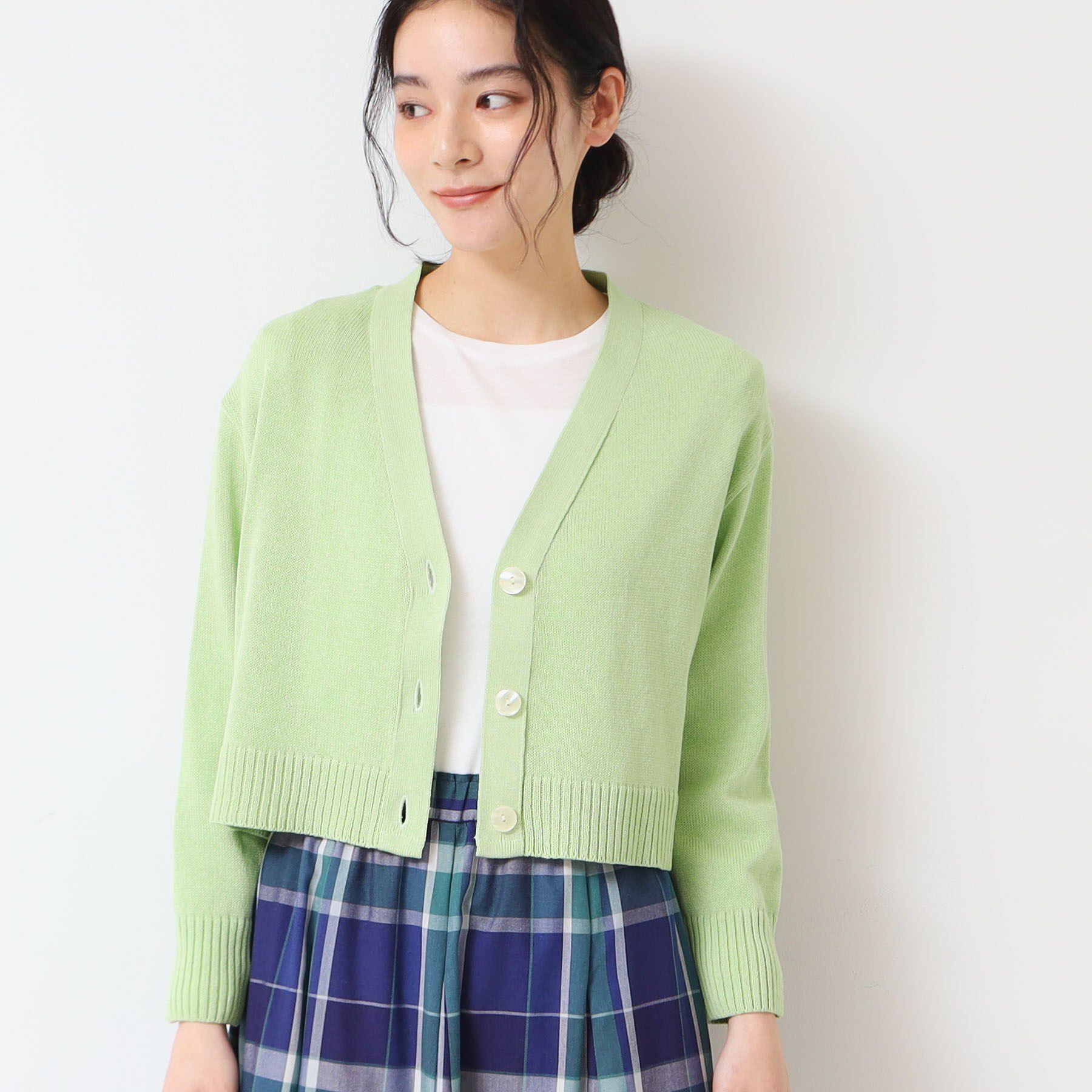 Dessin「【洗える】ミドルゲージショートカーディガン （S～L）」|カーディガン|