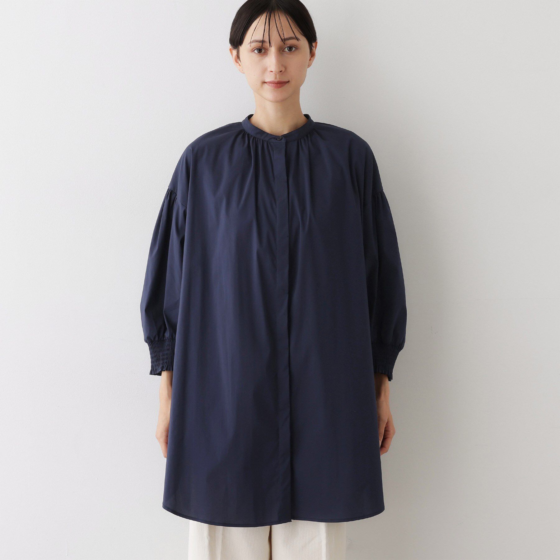 Dessin「【洗える】ラグランスリーブチュニックシャツ」|チュニック|