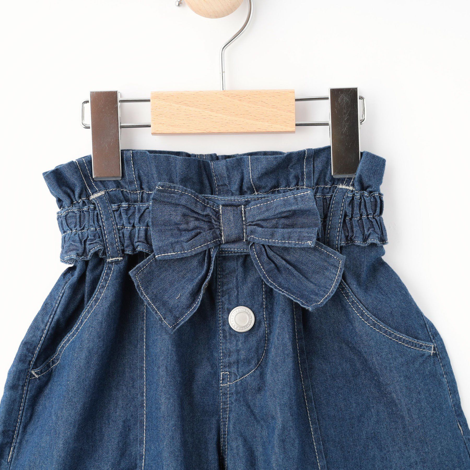 Dessin「【洗える】ライトデニムキュロット」|キュロット|