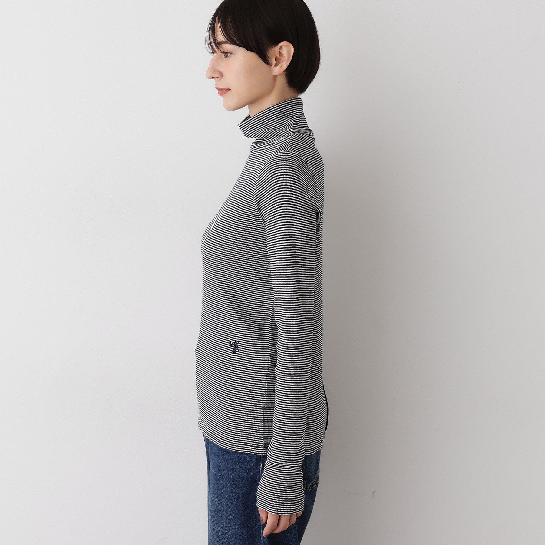 Dessin「【吸湿発熱/抗菌防臭】ジンジャー混タートルネックプルオ－バー」|Tシャツ・カットソー|