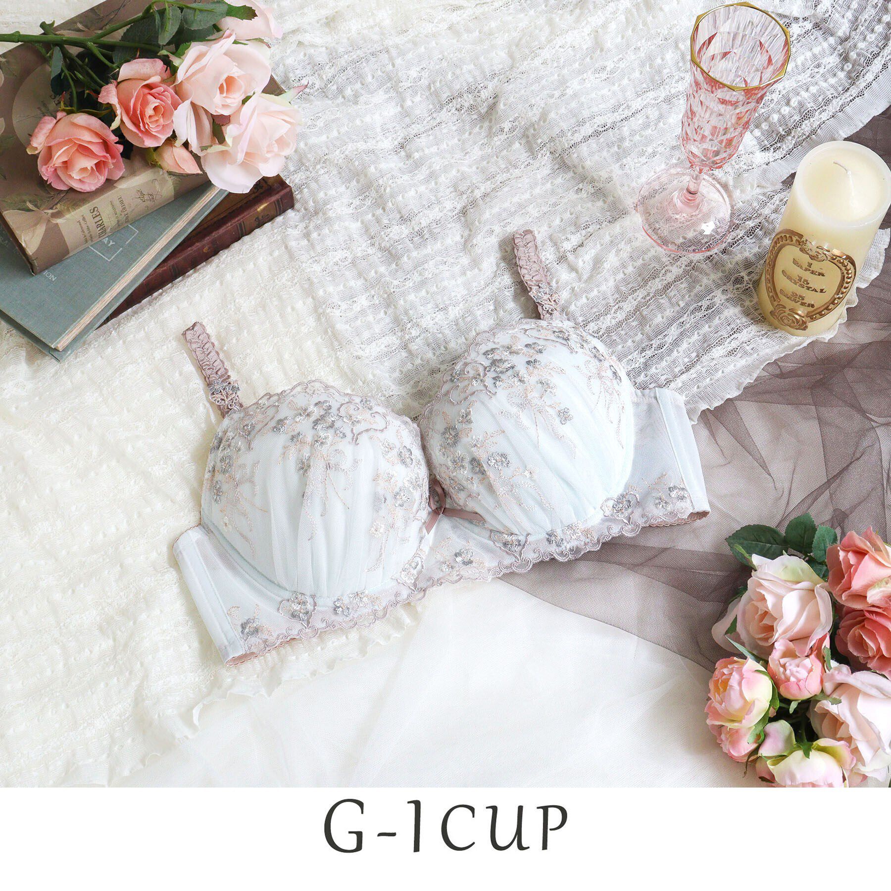 Risa Magli「リア ブラジャー（G-I）＜バストアップタイプ＞」|インナー|サックスブルー(09