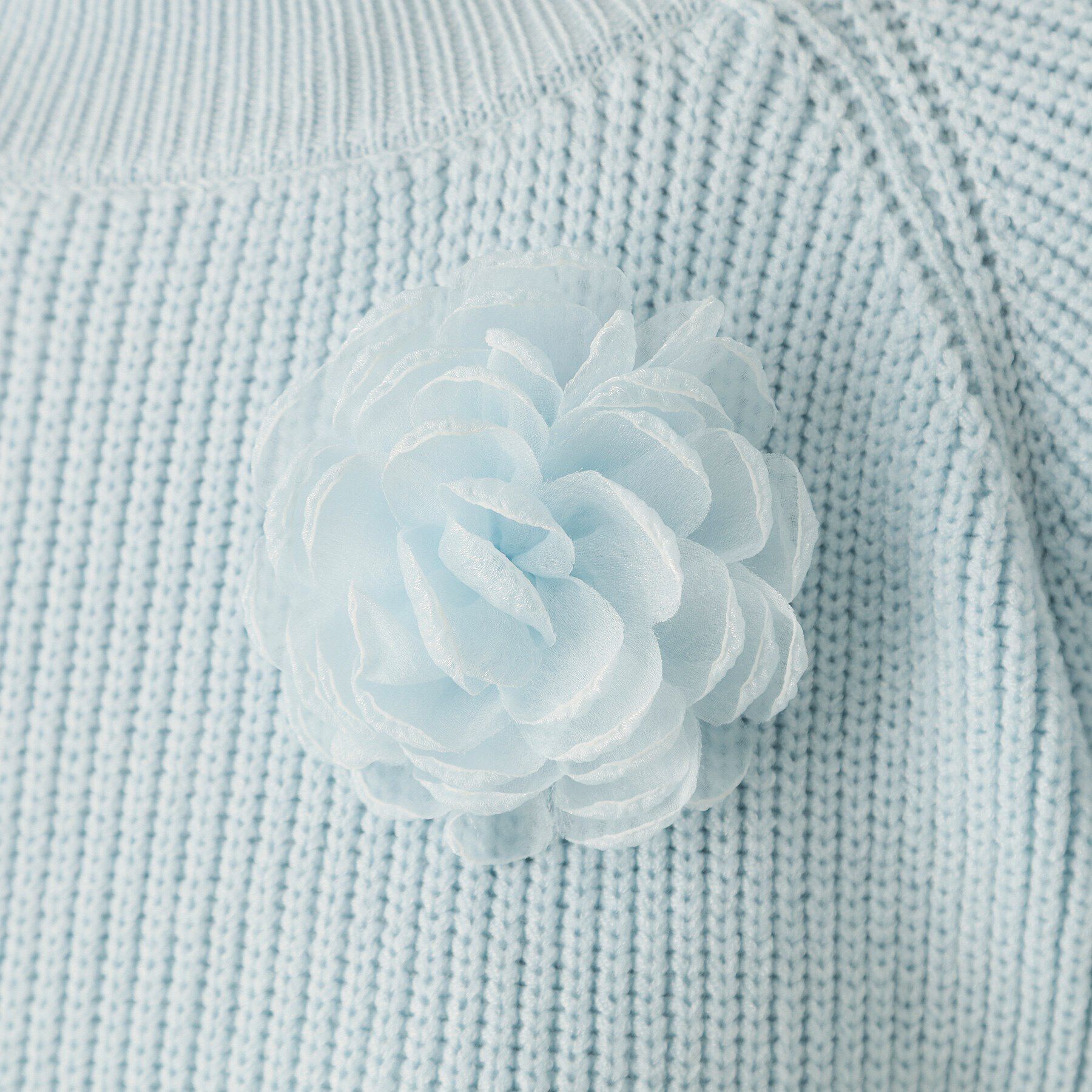 ITS&rsquo;DEMO「【手洗い可】コサージュ付きニット」|ニット・セーター|