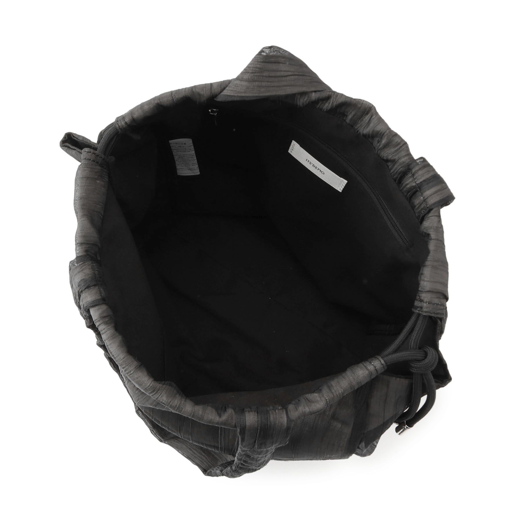 ITS&rsquo;DEMO「【A4対応】シアー巾着トート」|トートバッグ|