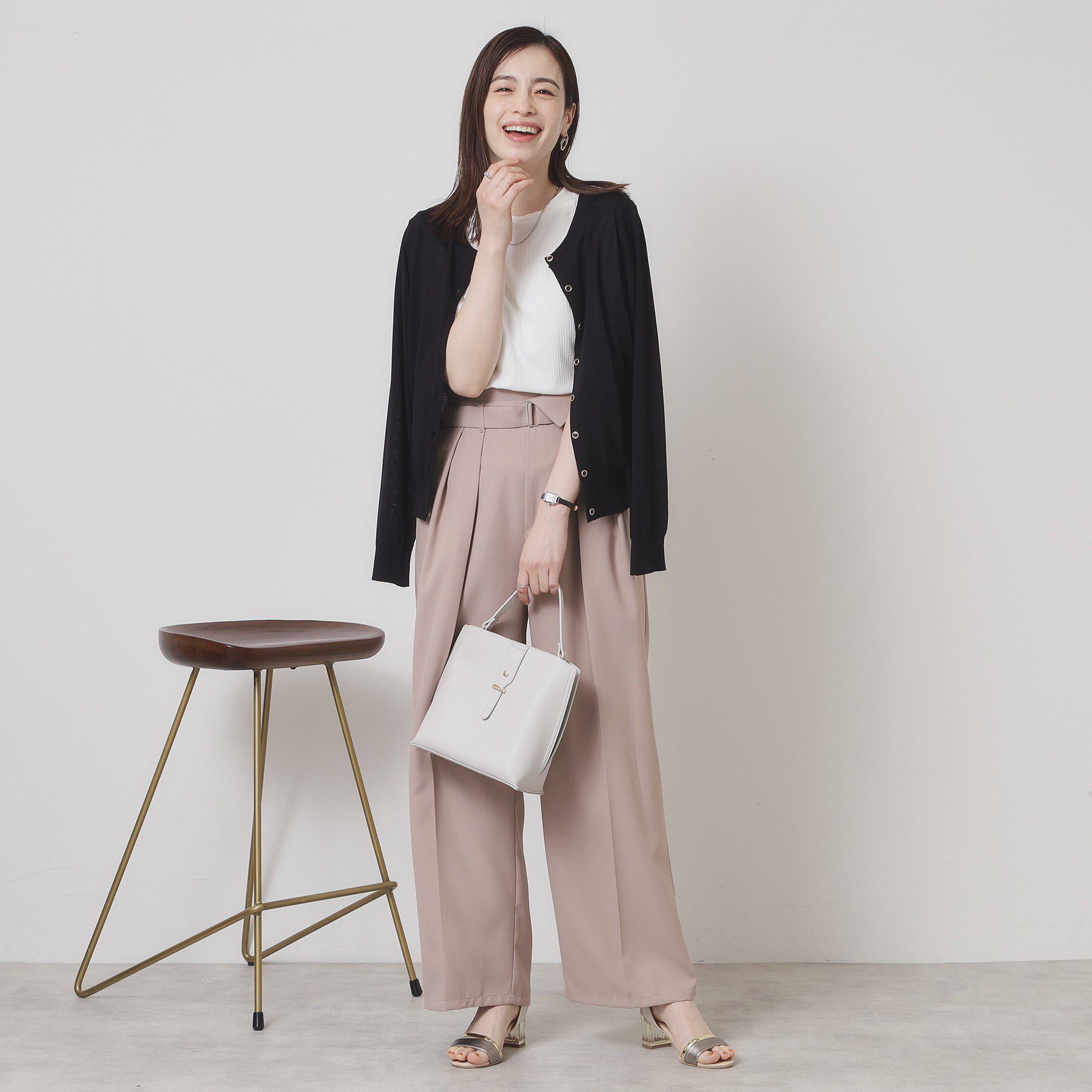 ITS&rsquo;DEMO「【UV／冷感／毛玉防止／手洗い可／M・L展開】クルーニットカーディガン」|カーディガン|