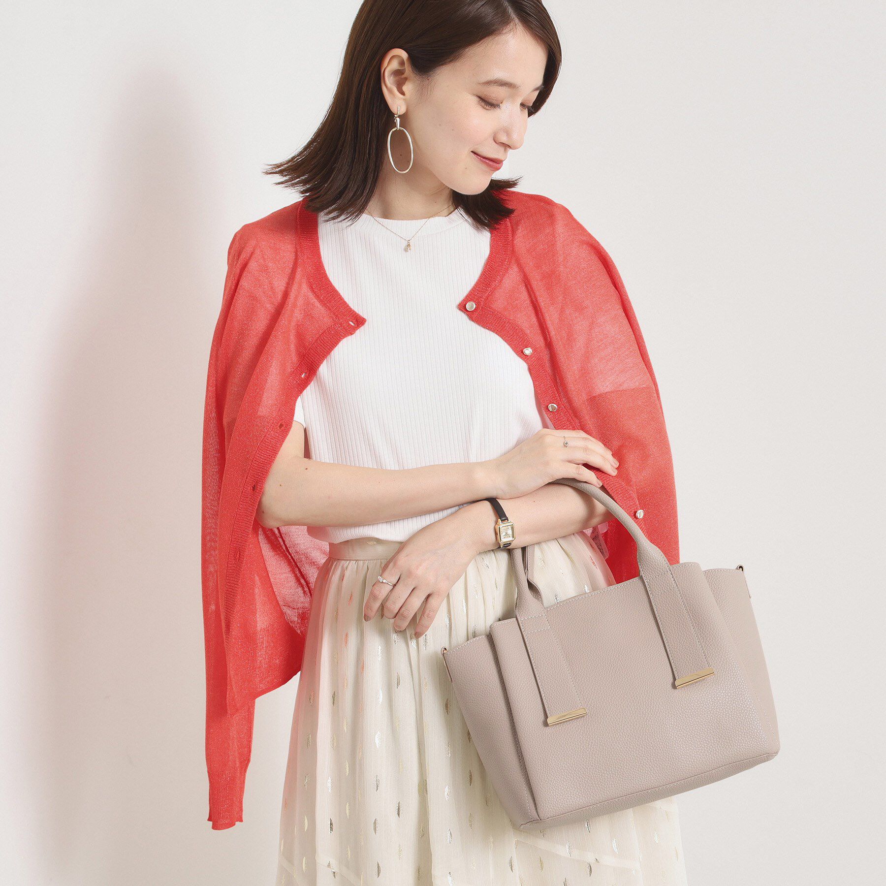 ITS&rsquo;DEMO「＜かるバッグ＞2WAYトート」|ハンドバッグ|