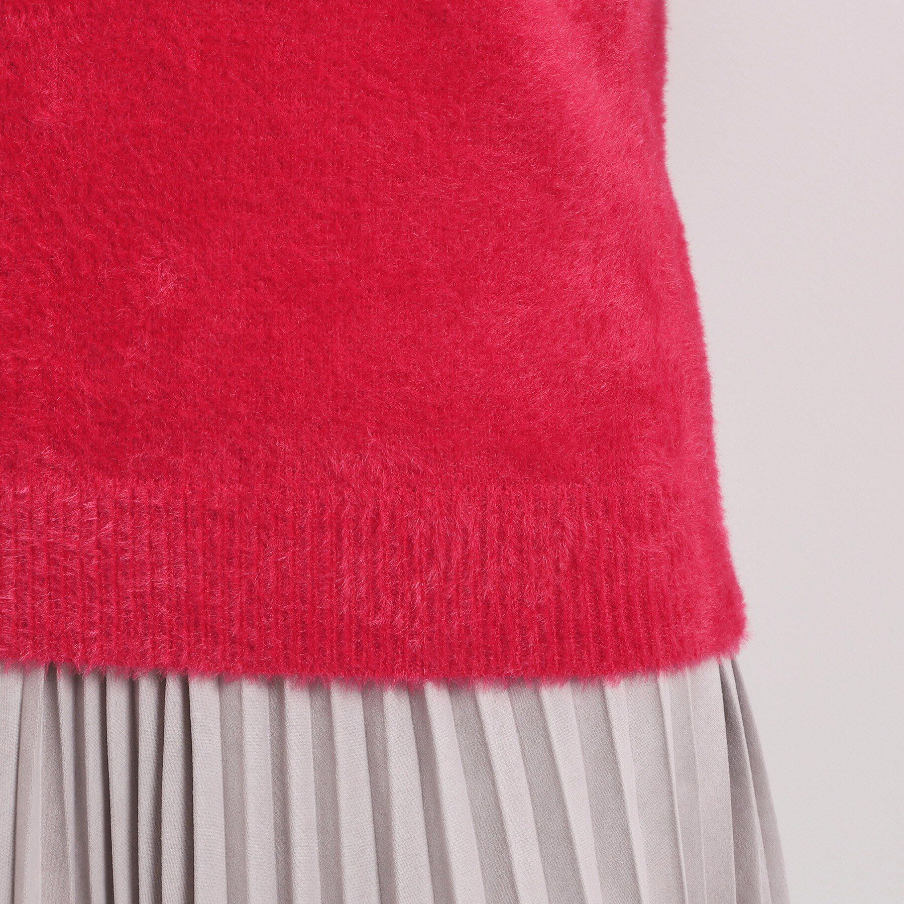 ITS&rsquo;DEMO「【手洗い可】フェザーヤーンVネックニット」|ニット・セーター|