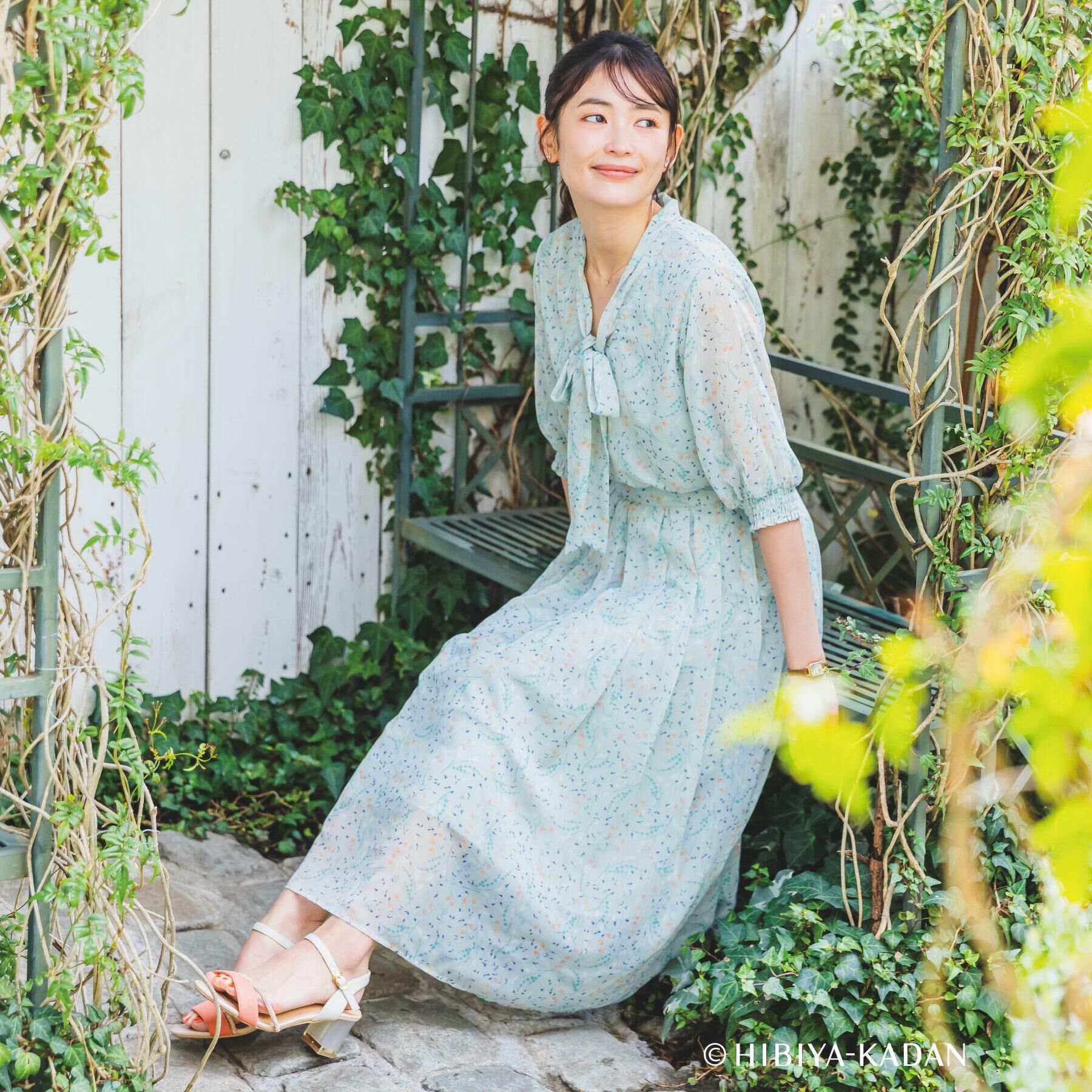 ITS&rsquo;DEMO「【ITS&rsquo;DEMO &times; HIBIYA－KADAN】ドビーリボンブラウス」|シャツ・ブラウス|