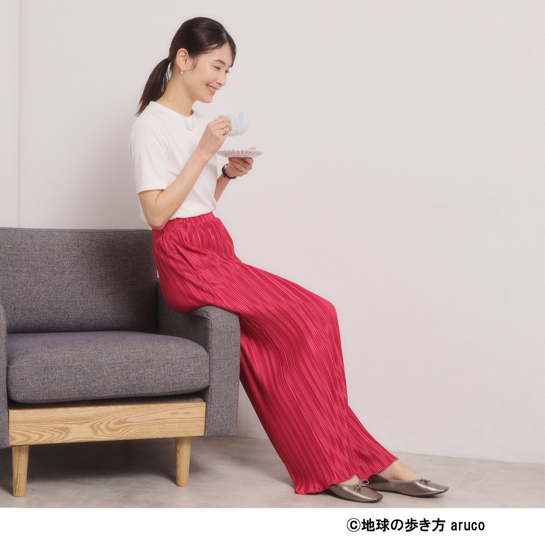 ITS&rsquo;DEMO「【aruco&times;ITS&rsquo;DEMO】プリーツパンツ」|その他|