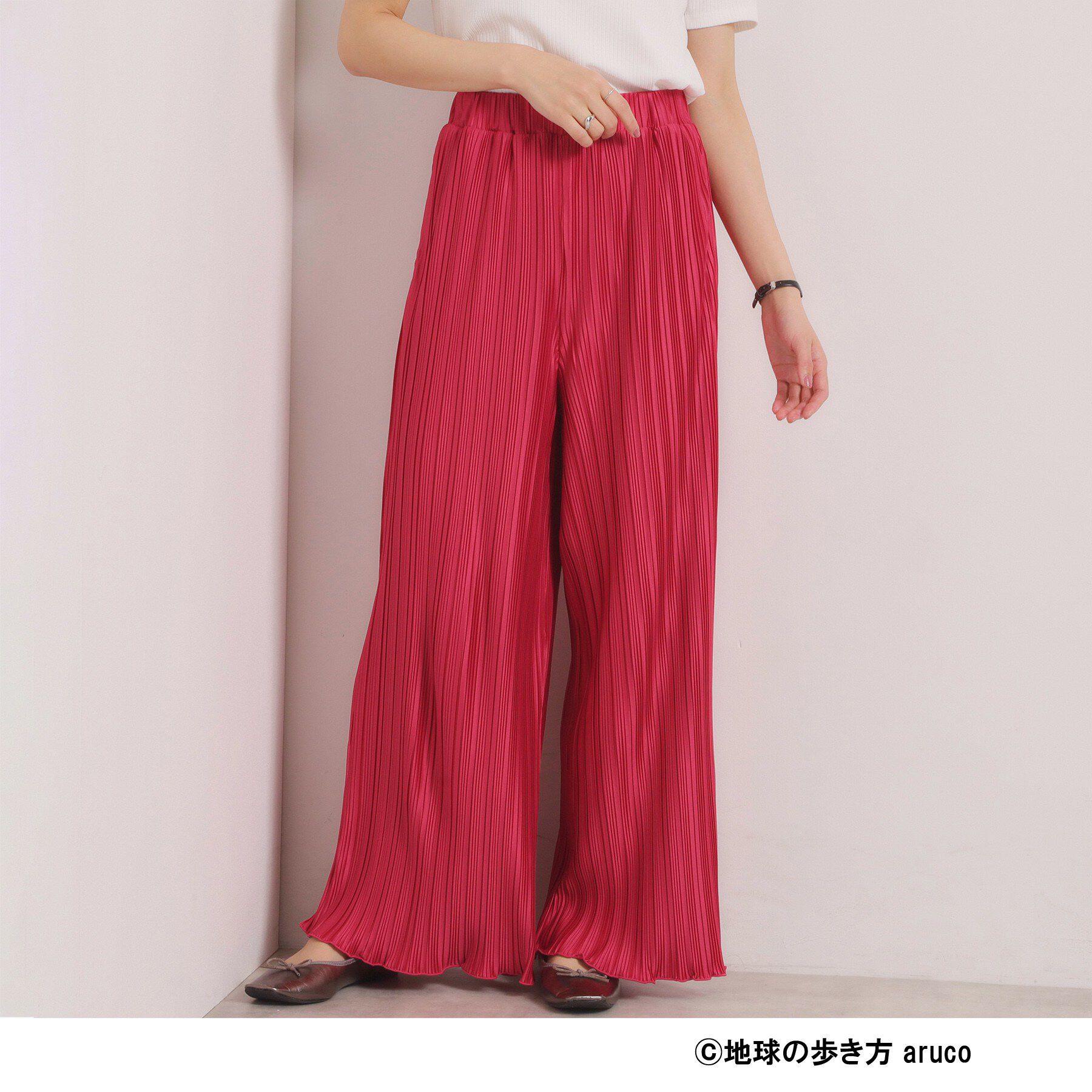 ITS&rsquo;DEMO「【aruco&times;ITS&rsquo;DEMO】プリーツパンツ」|その他|