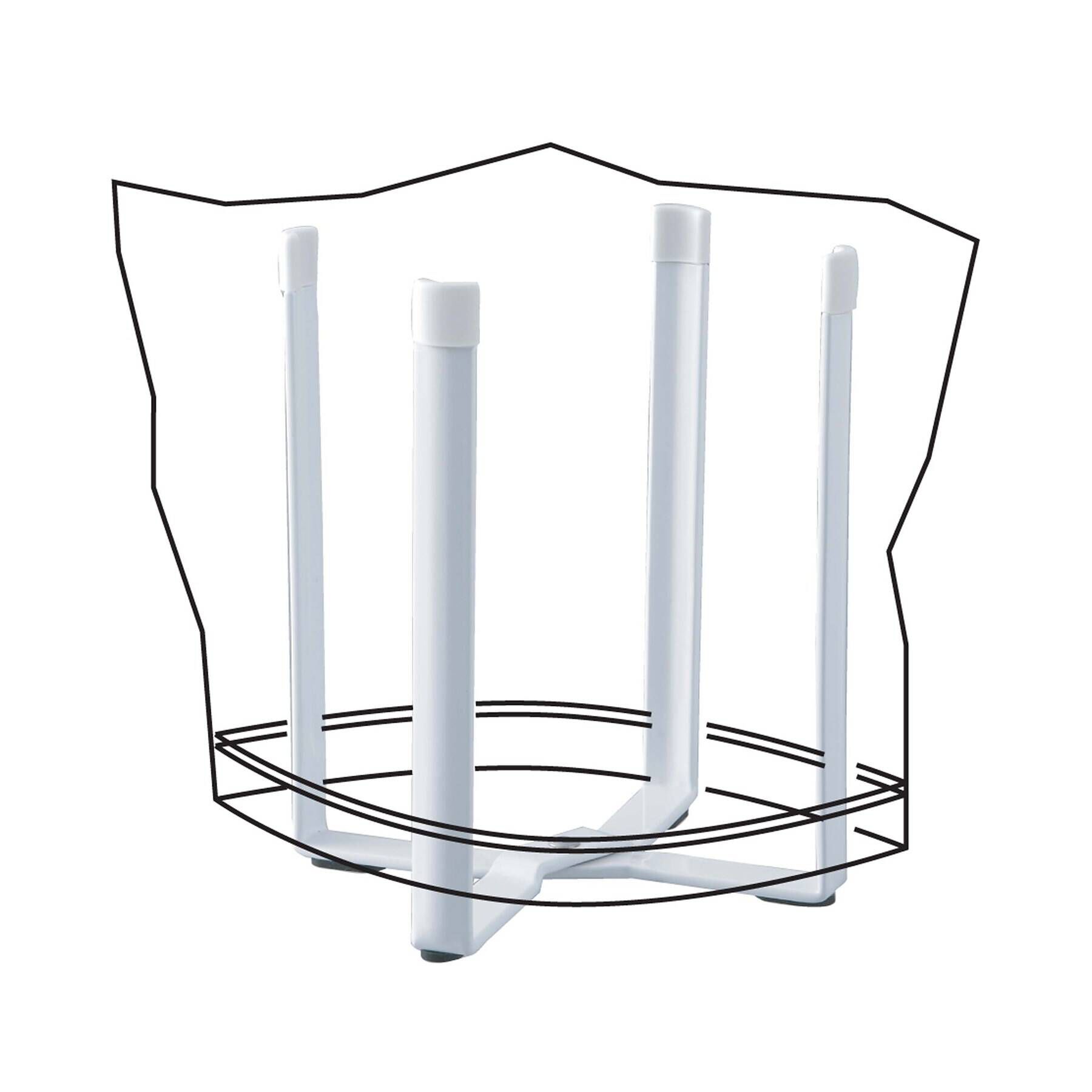 212 KITCHEN STORE「ポリ袋エコホルダー WH 山崎実業 ＜tower タワー＞」|その他|