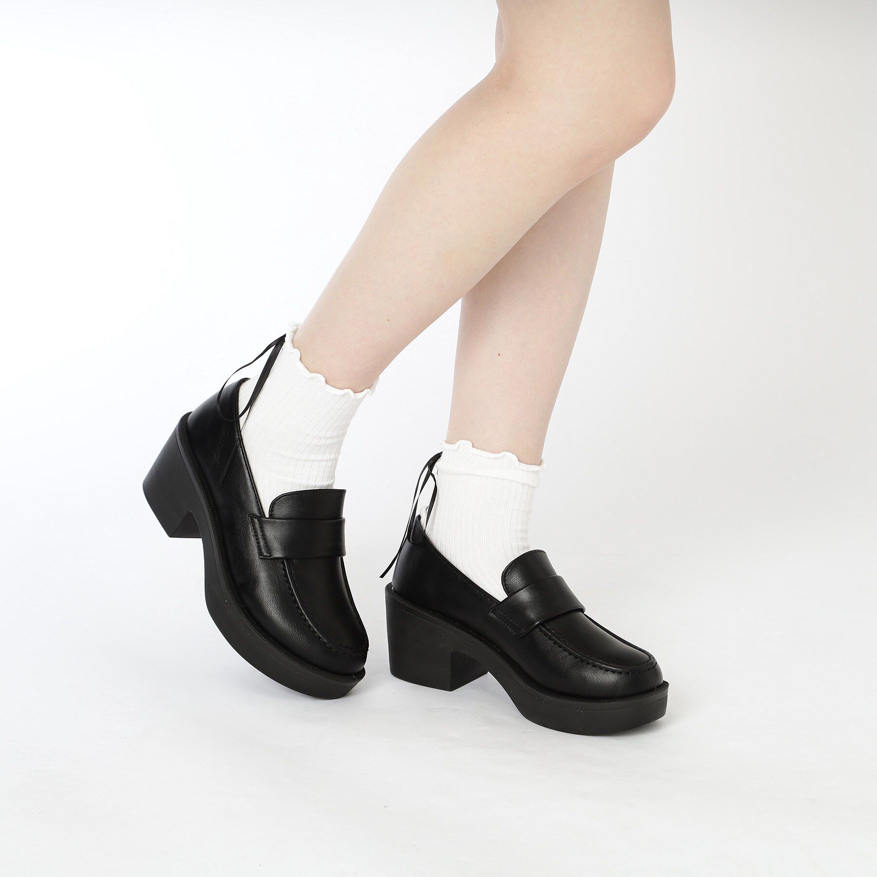 csT&P「2WAYガーリーリボンボリュームローファー」|パンプス|