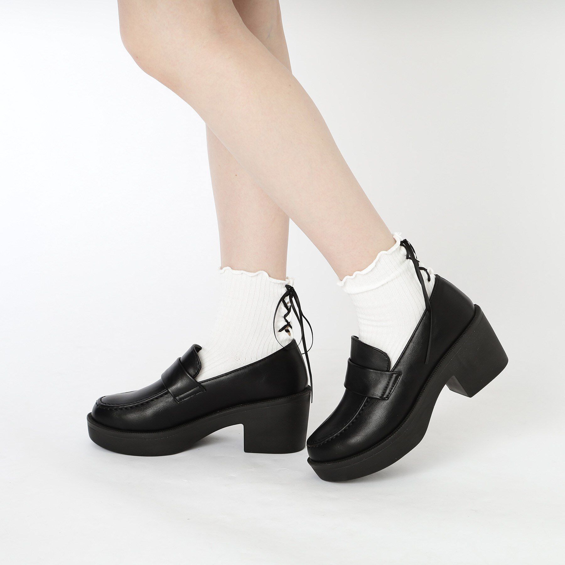 csT&P「2WAYガーリーリボンボリュームローファー」|パンプス|