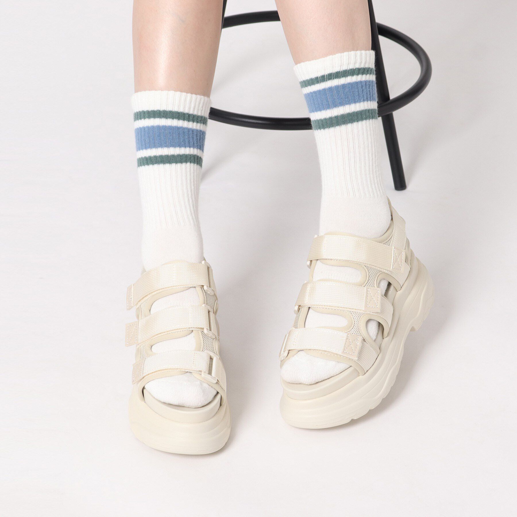 csT&P「軽量厚底2段ソール スポーツサンダル」|サンダル|