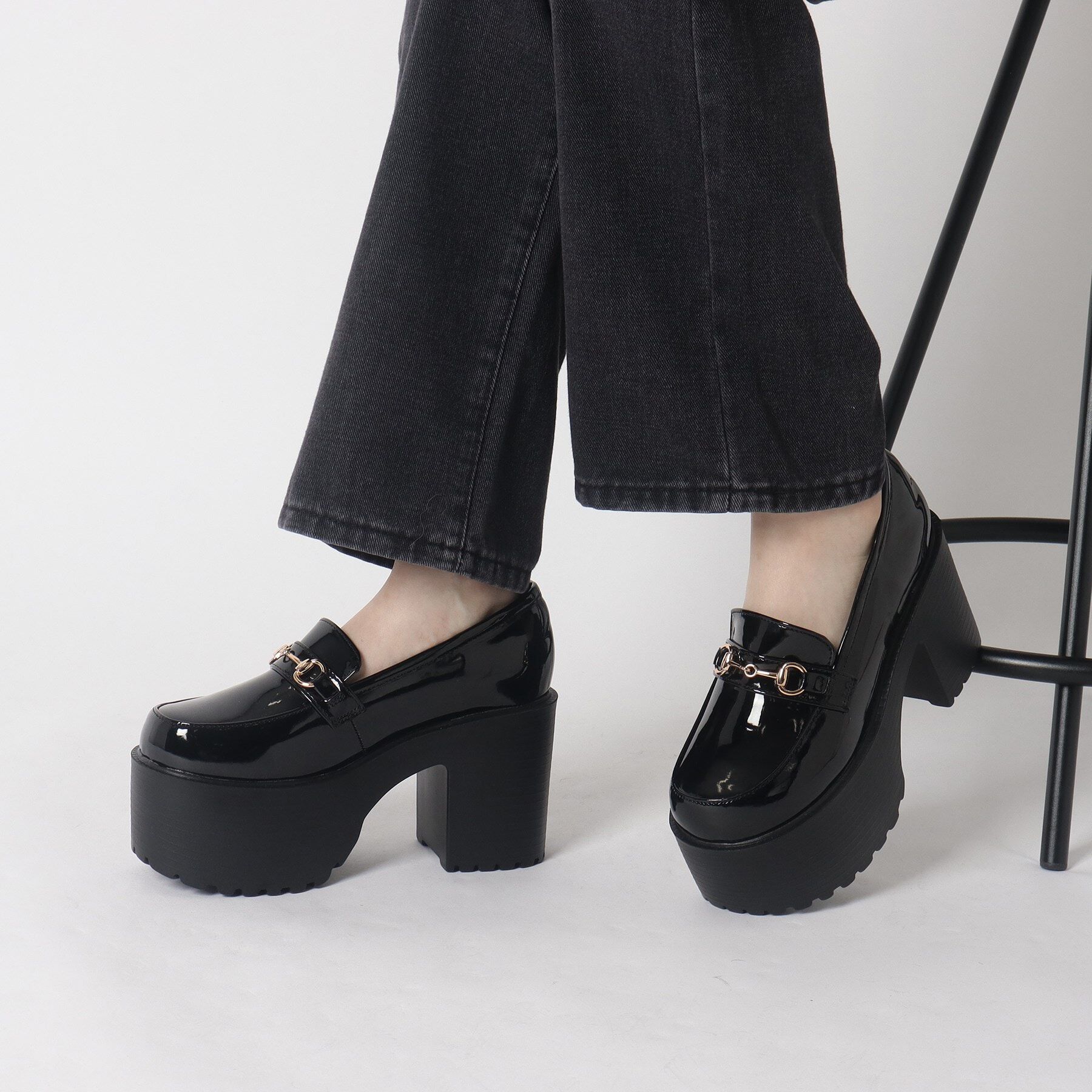 csT&P「厚底ビット付きローファーパンプス」|パンプス|