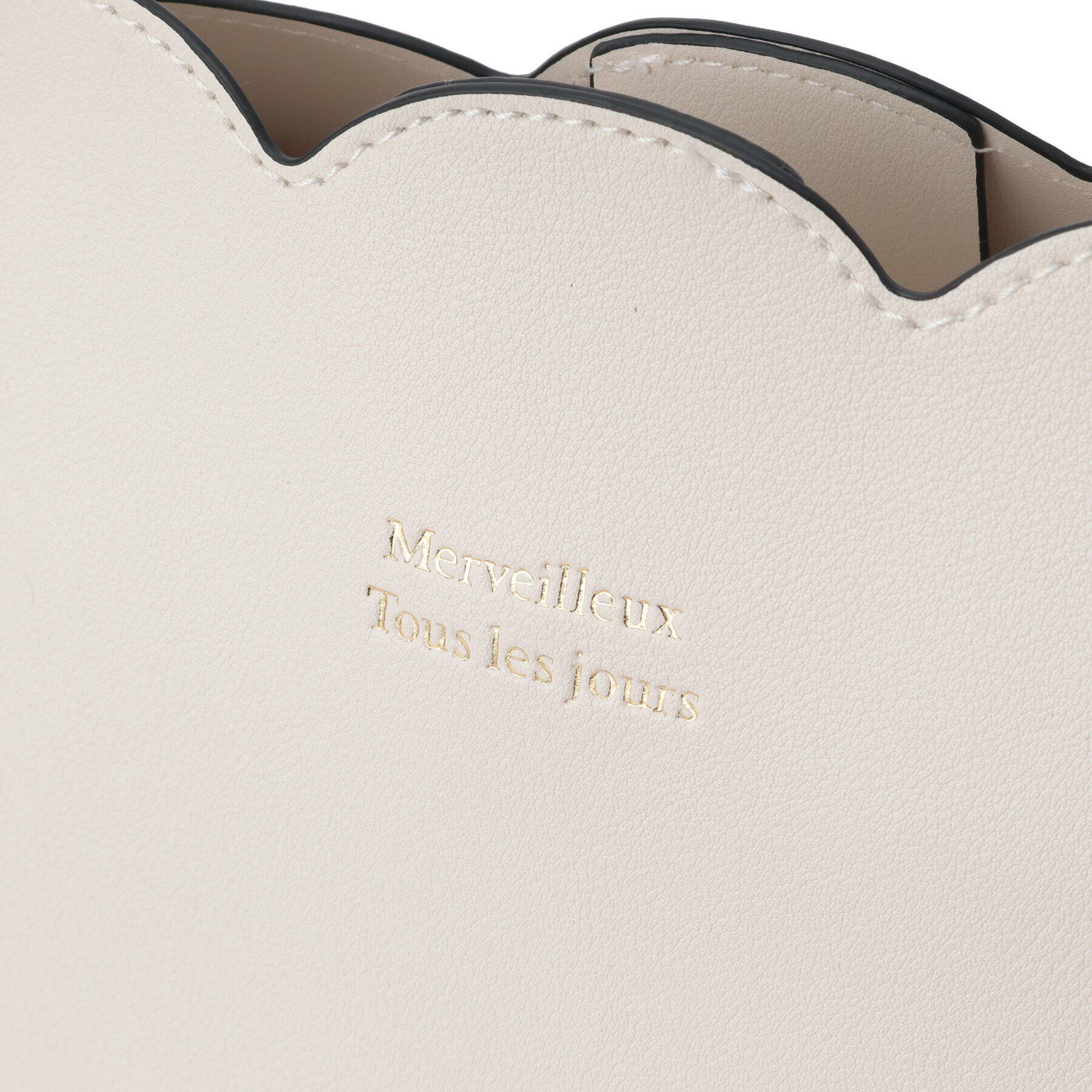 Ober Tashe「スカラップ合皮トート」|トートバッグ|