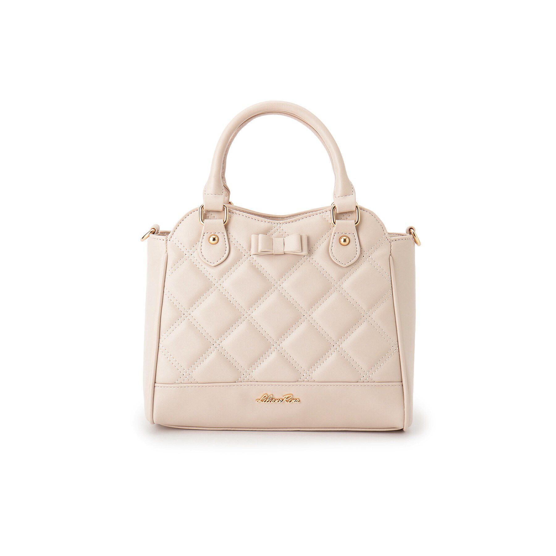 Ober Tashe「Wキルトチャーム付2WAYボストン」|ボストンバッグ|