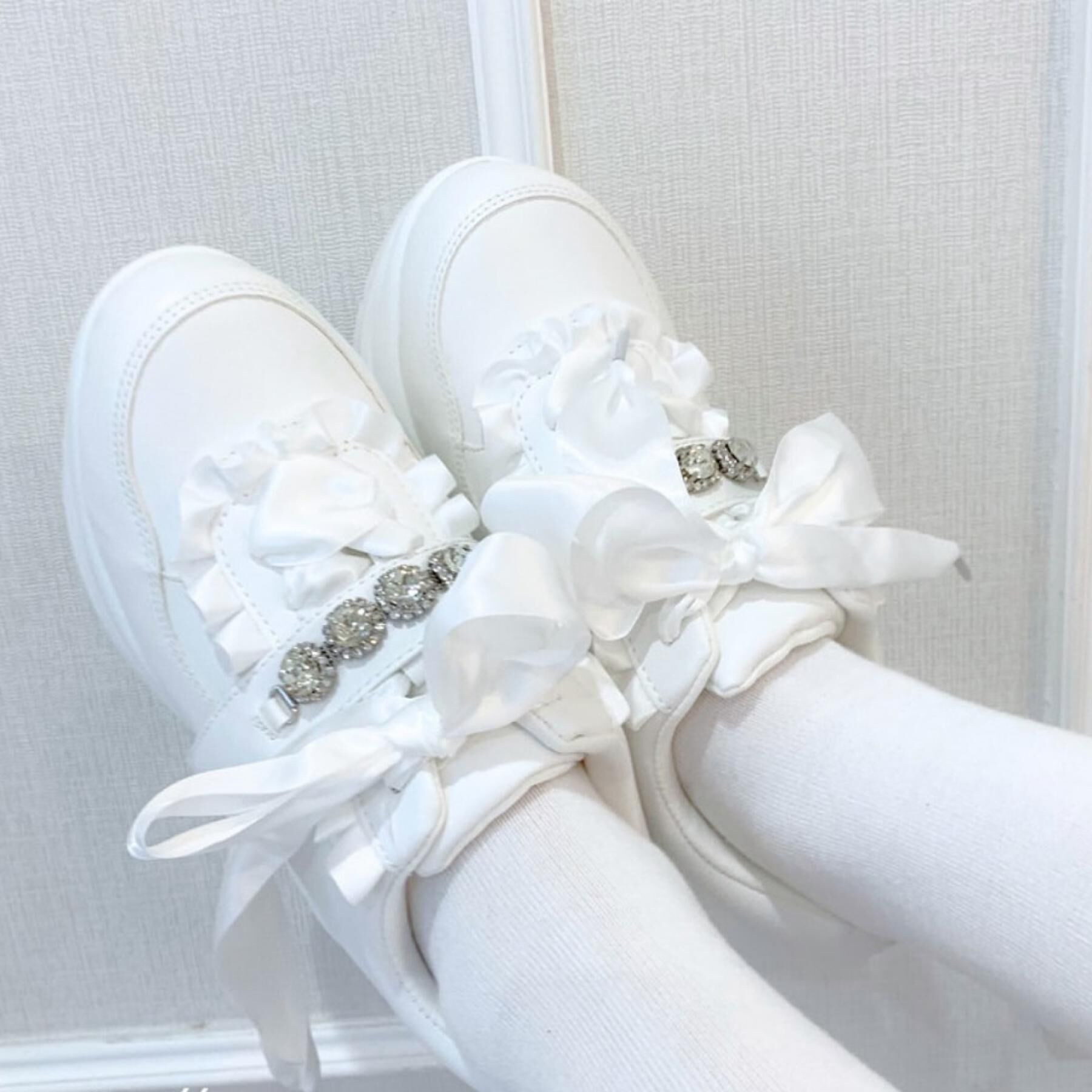 csT&P「厚底キラキラストーン付スニーカー」|スニーカー|