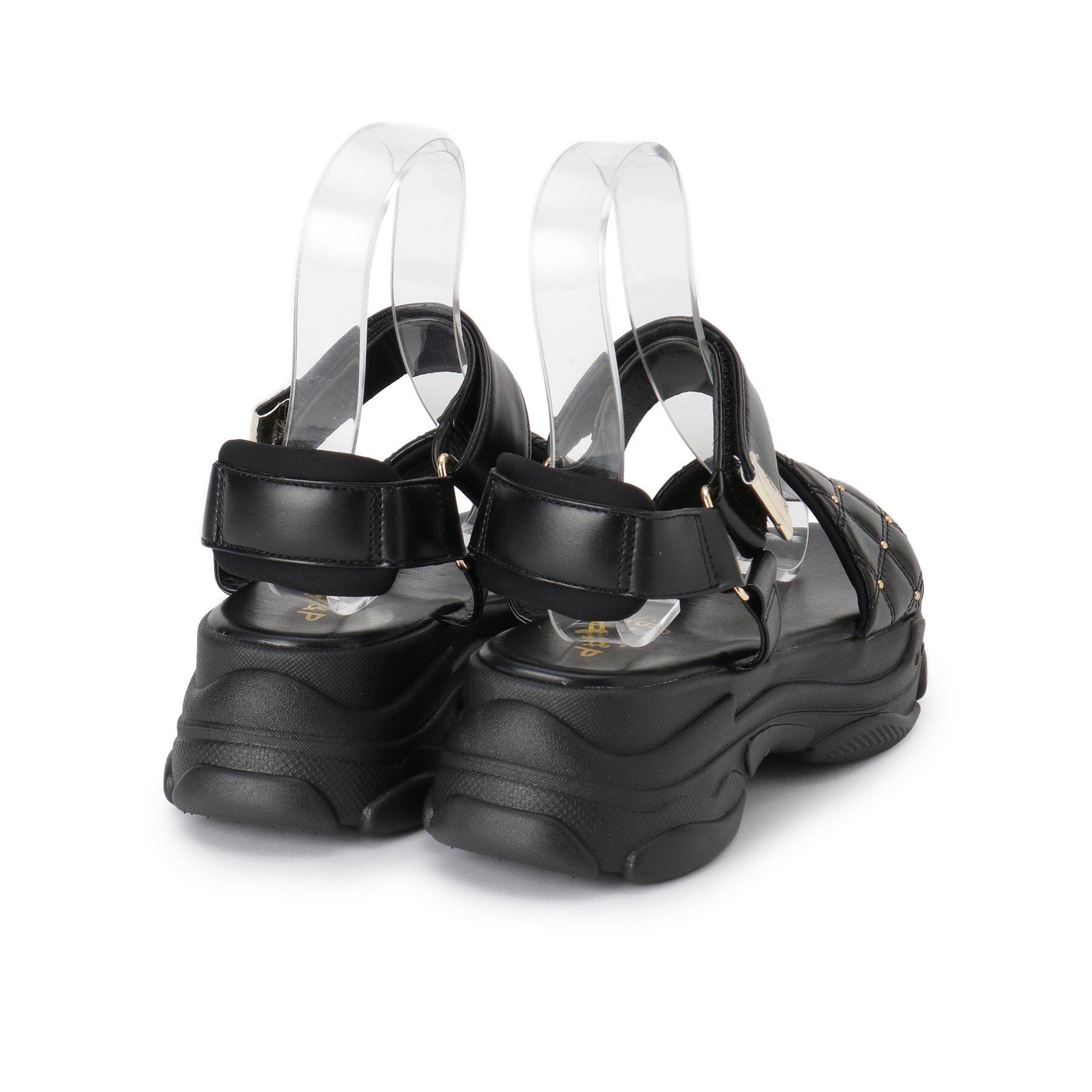 csT&P「キルティング 面ファスナーストラップサンダル」|サンダル|