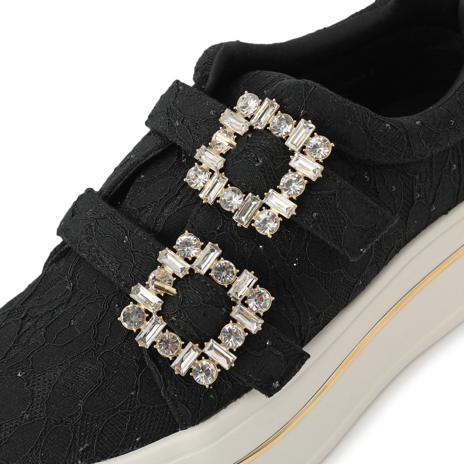 ESPERANZA「ビジューバックルWストラップレーススニーカー」|スニーカー|