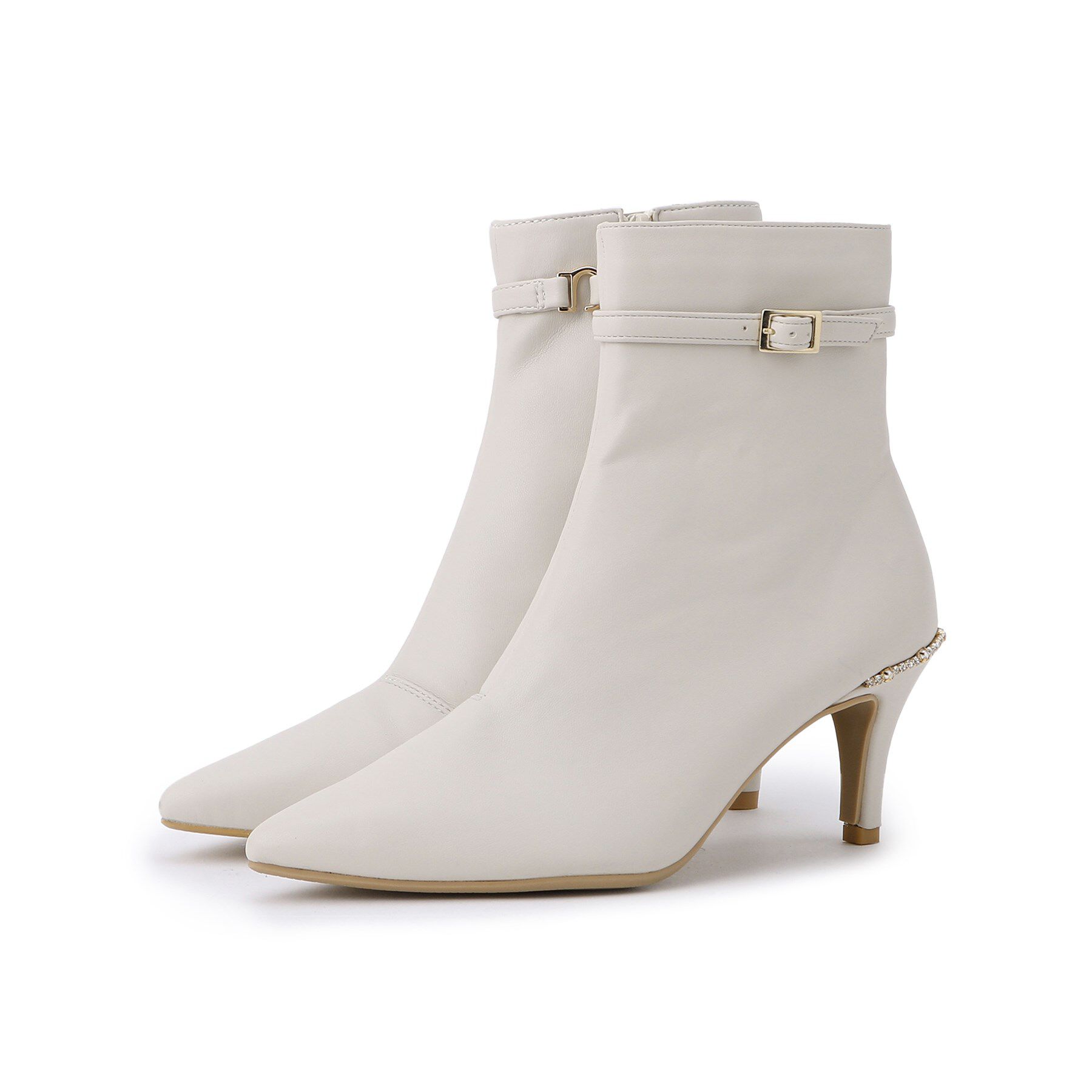 ESPERANZA「ジュエルヒールショートブーツ」|ショートブーツ|