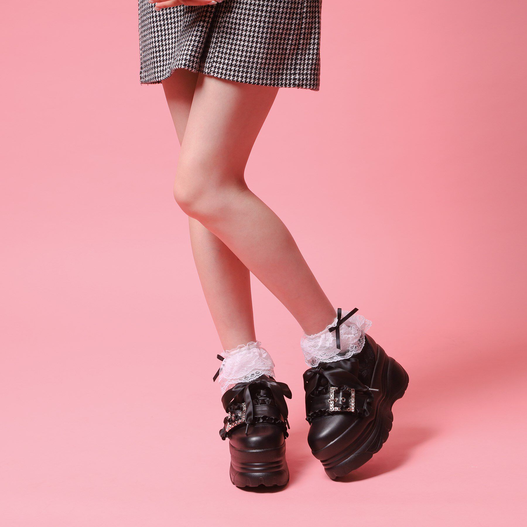 csT&P「夢見るシリーズキラキラ厚底スニーカー」|スニーカー|