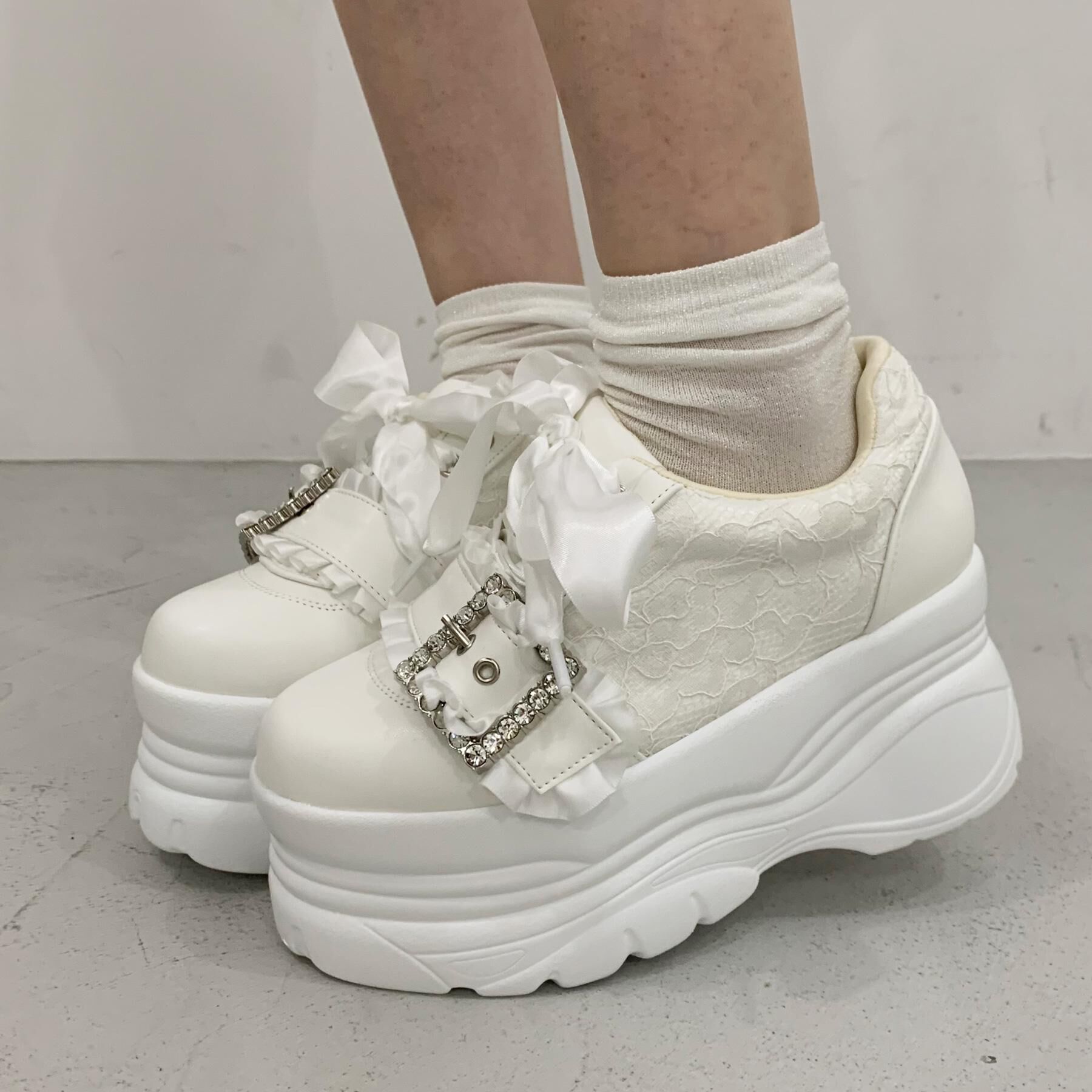 csT&P「夢見るシリーズキラキラ厚底スニーカー」|スニーカー|