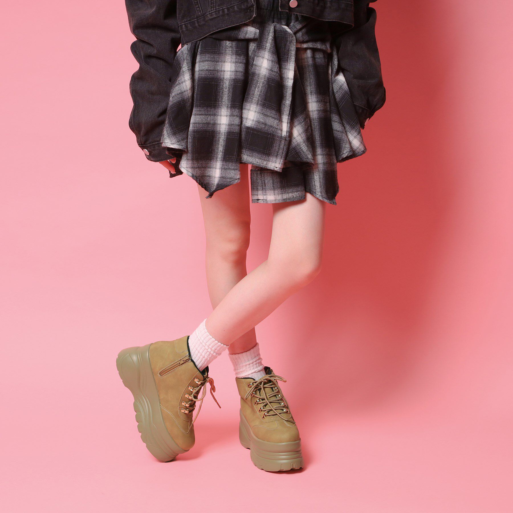 csT&P「厚底ハイカットスニーカー」|スニーカー|