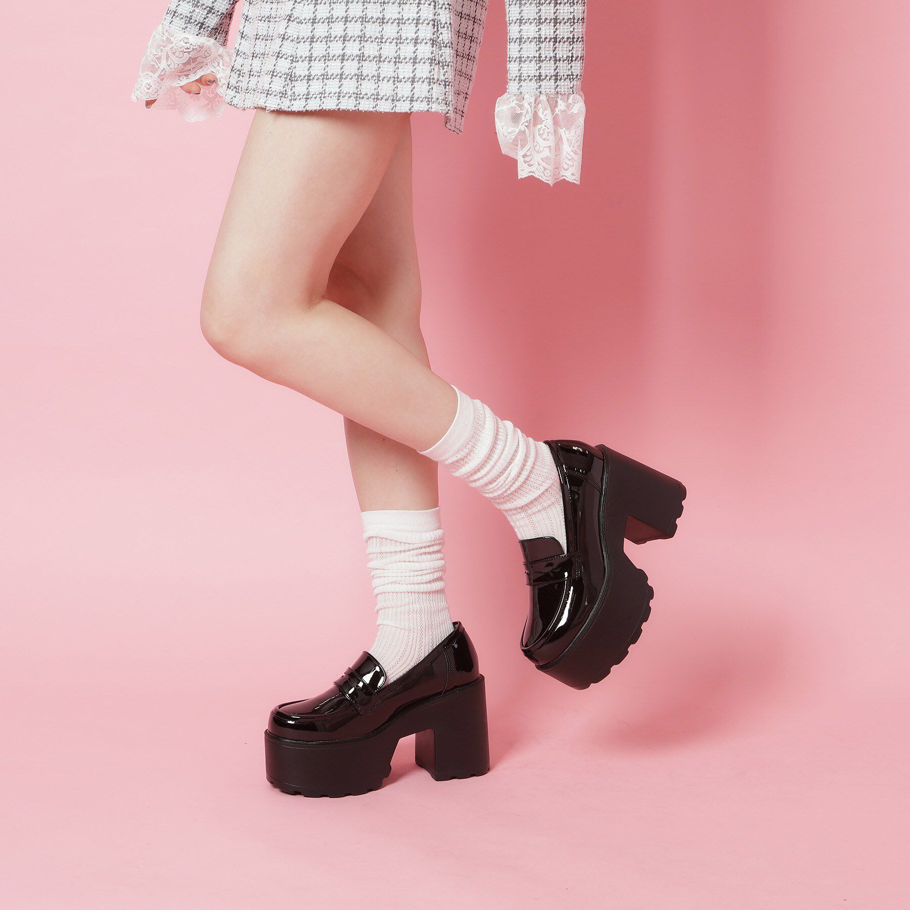 csT&P「厚底ローファーパンプス」|パンプス|