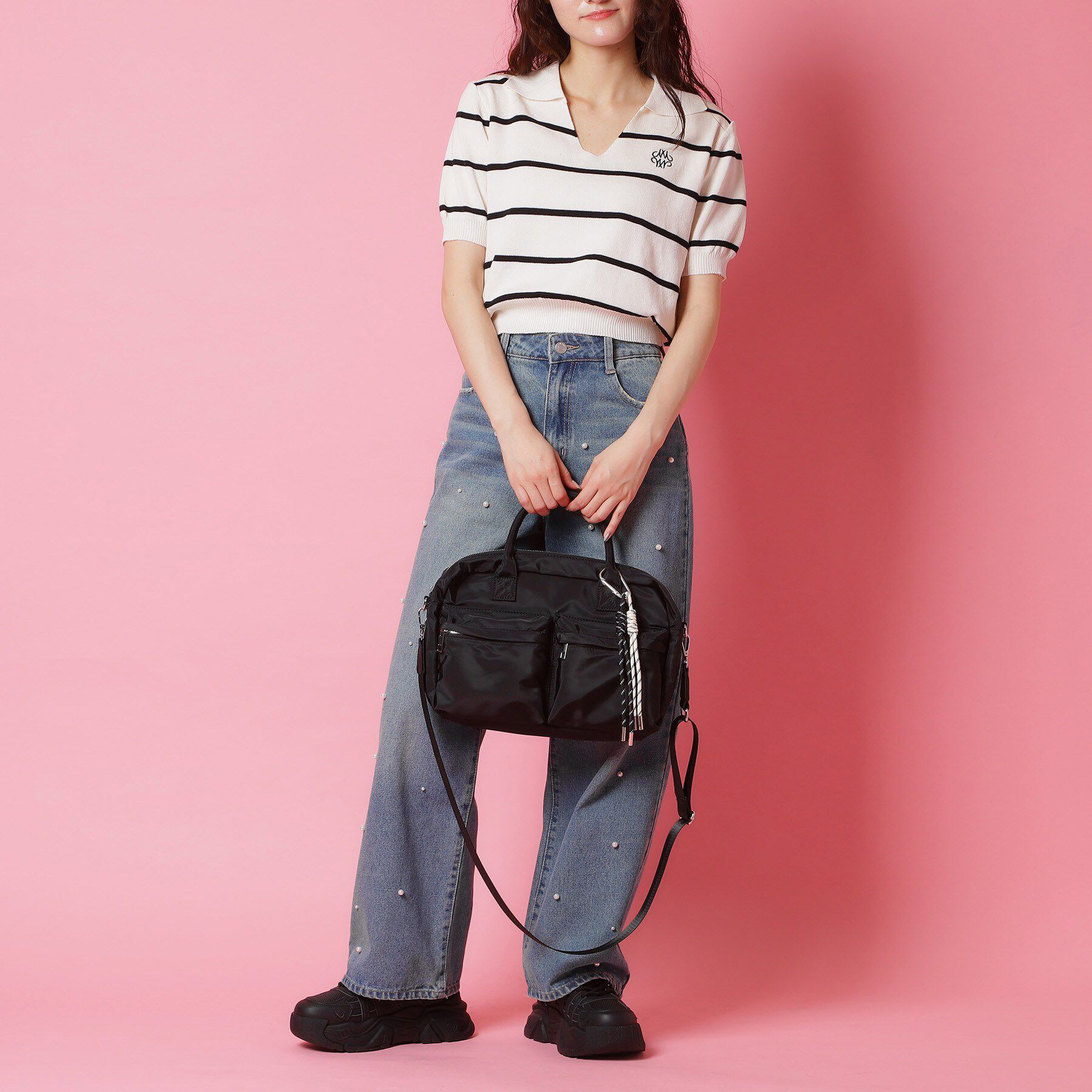 Ober Tashe「チャーム2WAYボストン」|ボストンバッグ|