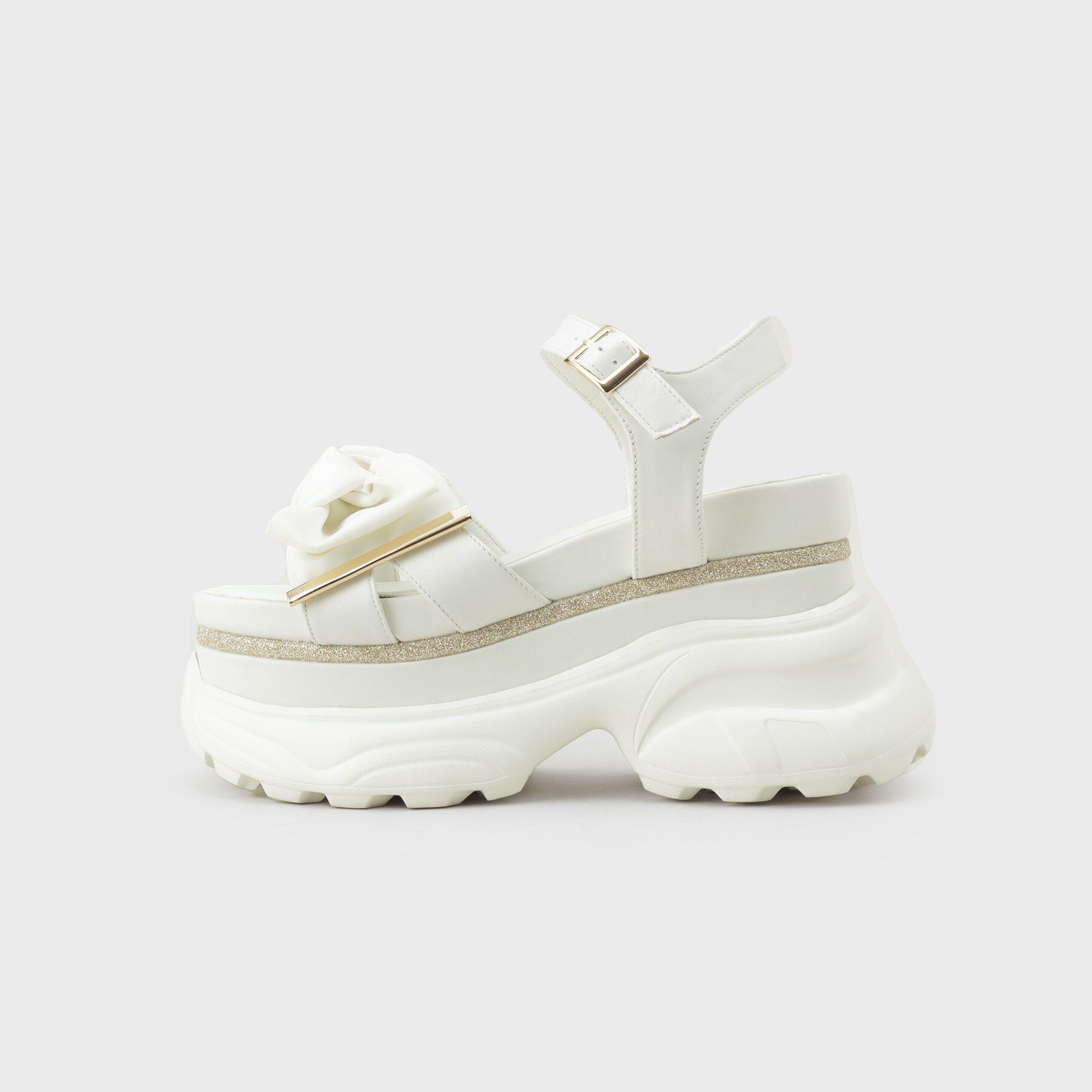 ESPERANZA「グリッターラインリボンスポサン」|サンダル|