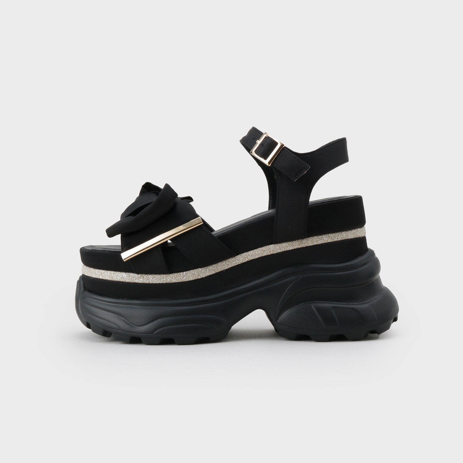 ESPERANZA「グリッターラインリボンスポサン」|サンダル|