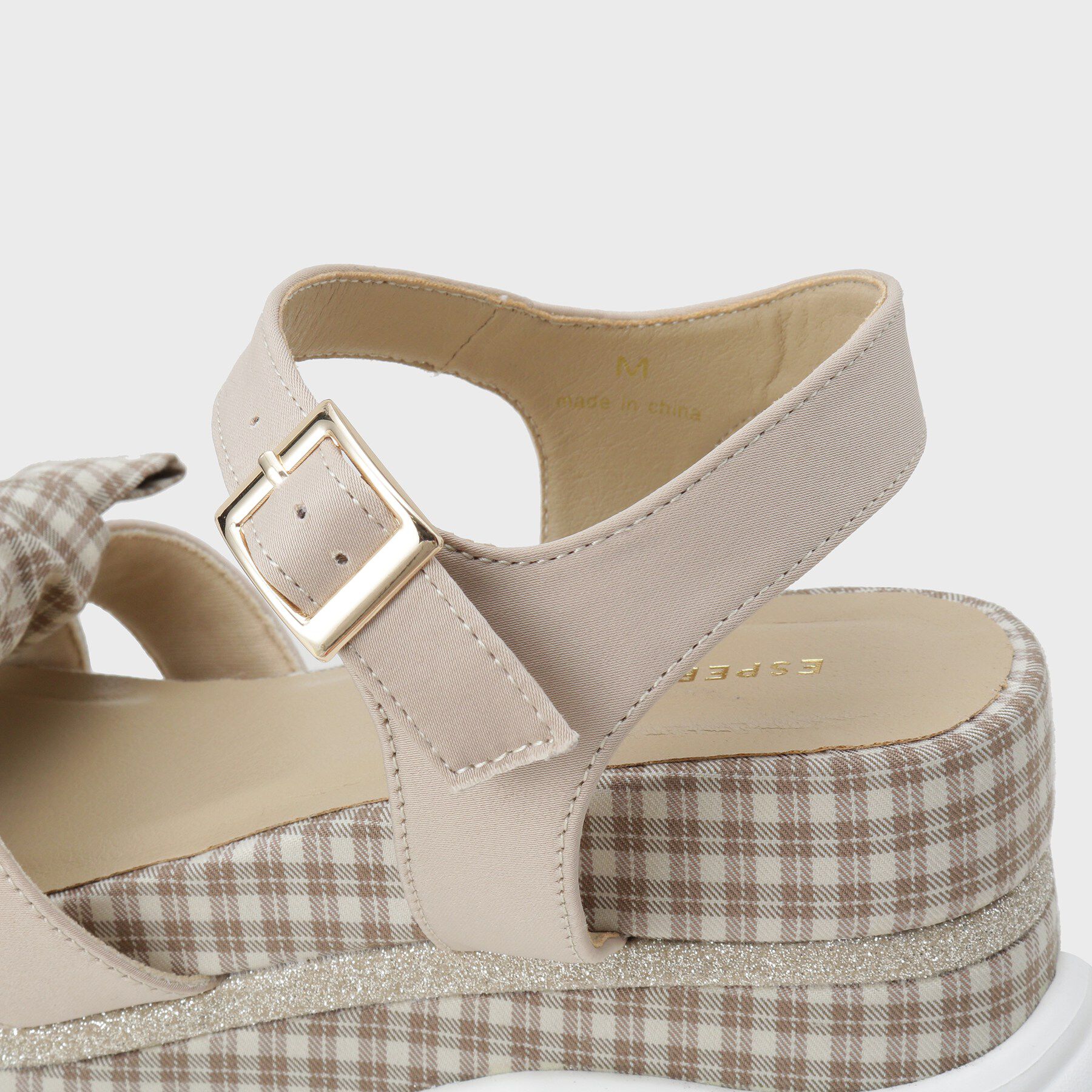 ESPERANZA「グリッターラインリボンスポサン」|サンダル|