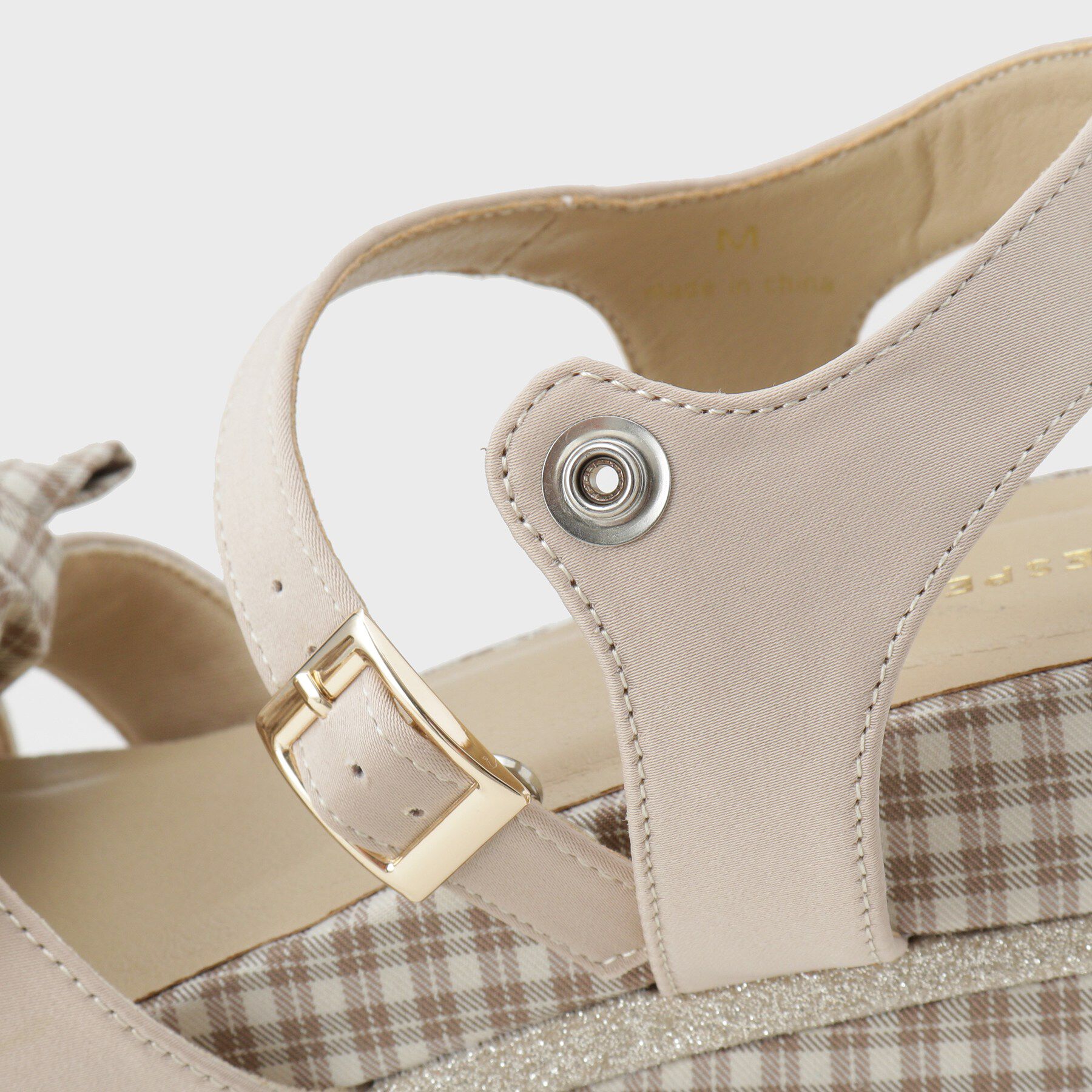 ESPERANZA「グリッターラインリボンスポサン」|サンダル|