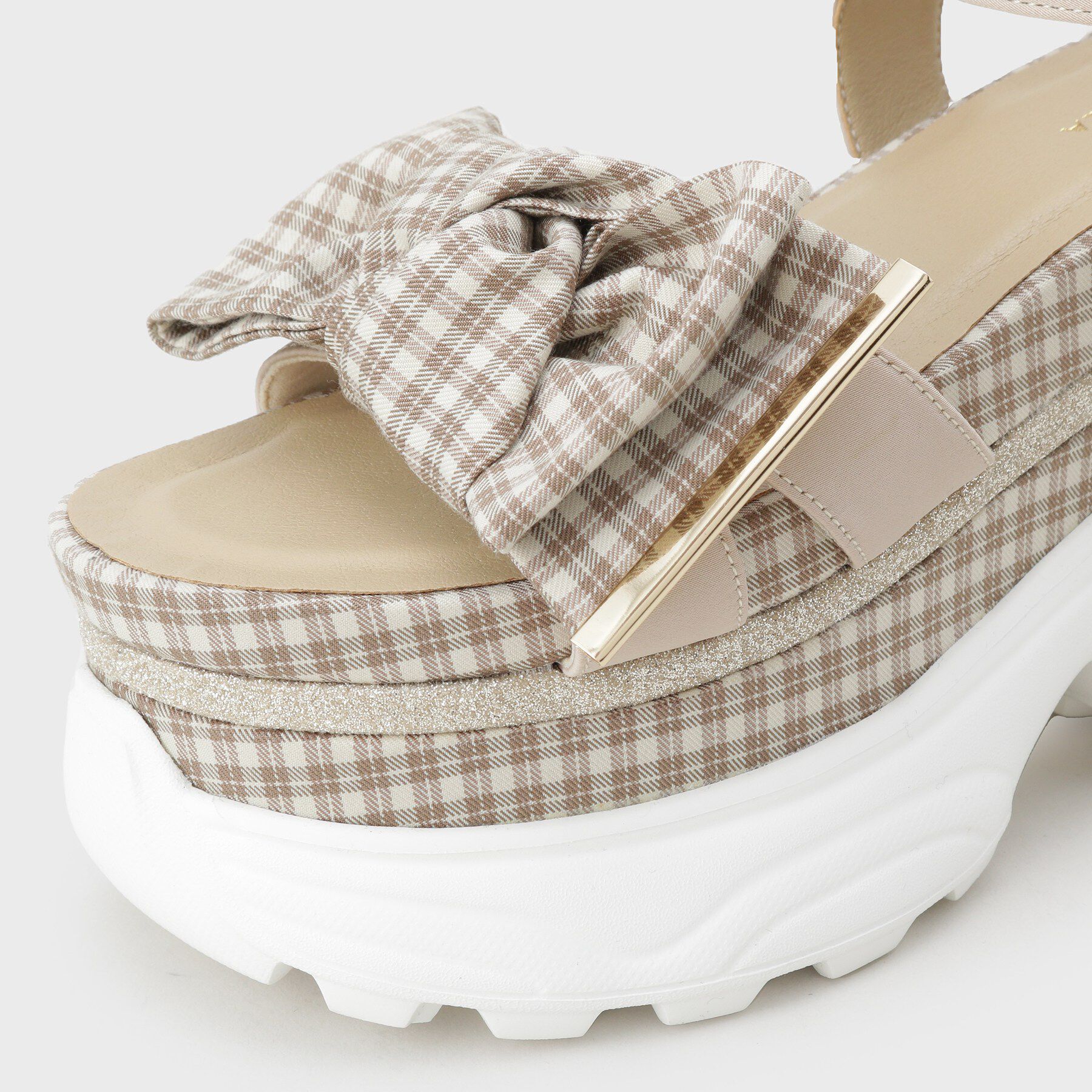 ESPERANZA「グリッターラインリボンスポサン」|サンダル|