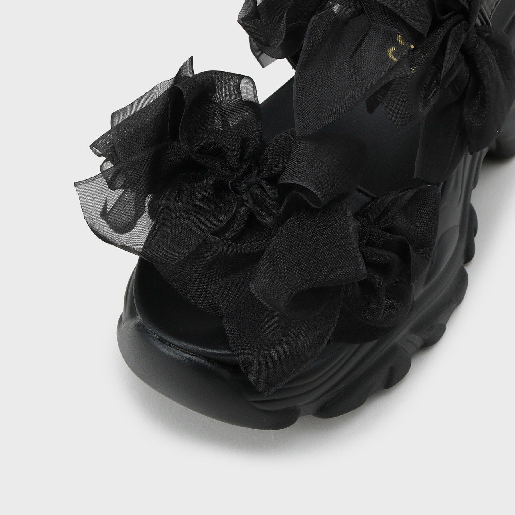 csT&P「厚底シアーリボン軽量サンダル」|サンダル|