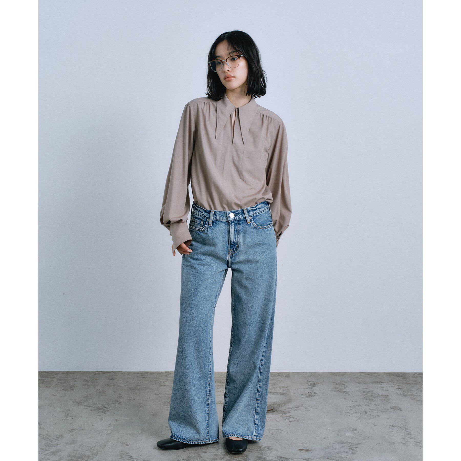 CODE A「point neck shirt」|シャツ・ブラウス|