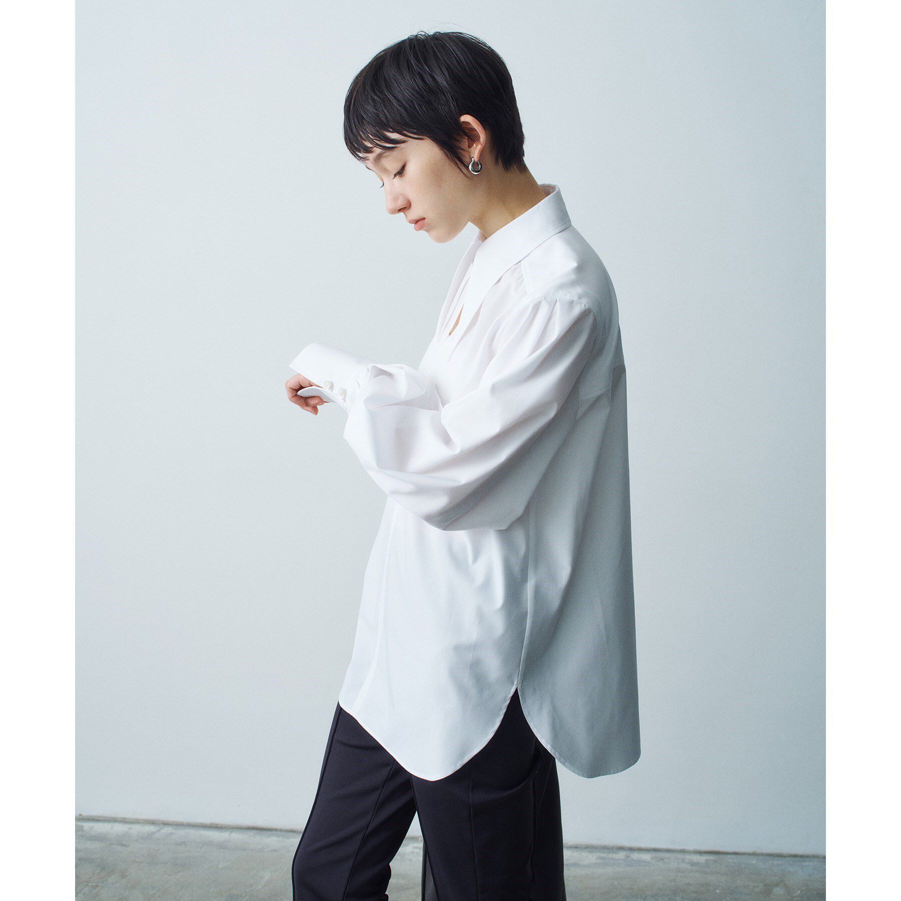 CODE A「point neck shirt」|シャツ・ブラウス|